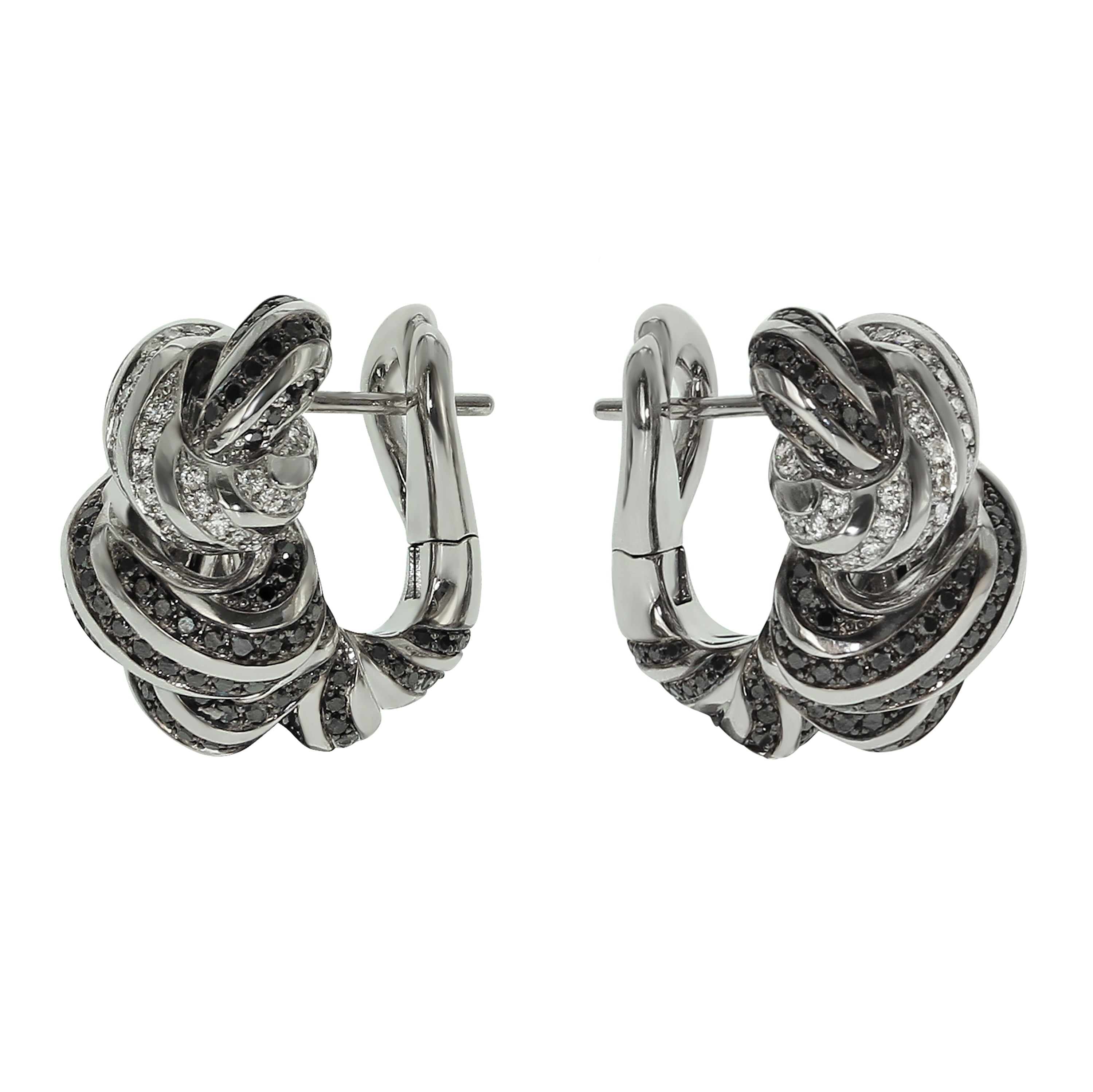 Black Diamonds, Diamonds 18K White Gold Ring, E 0124-0