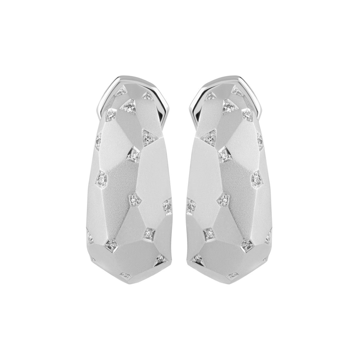 Diamonds 18K White Gold, Earrings, E 0190-7