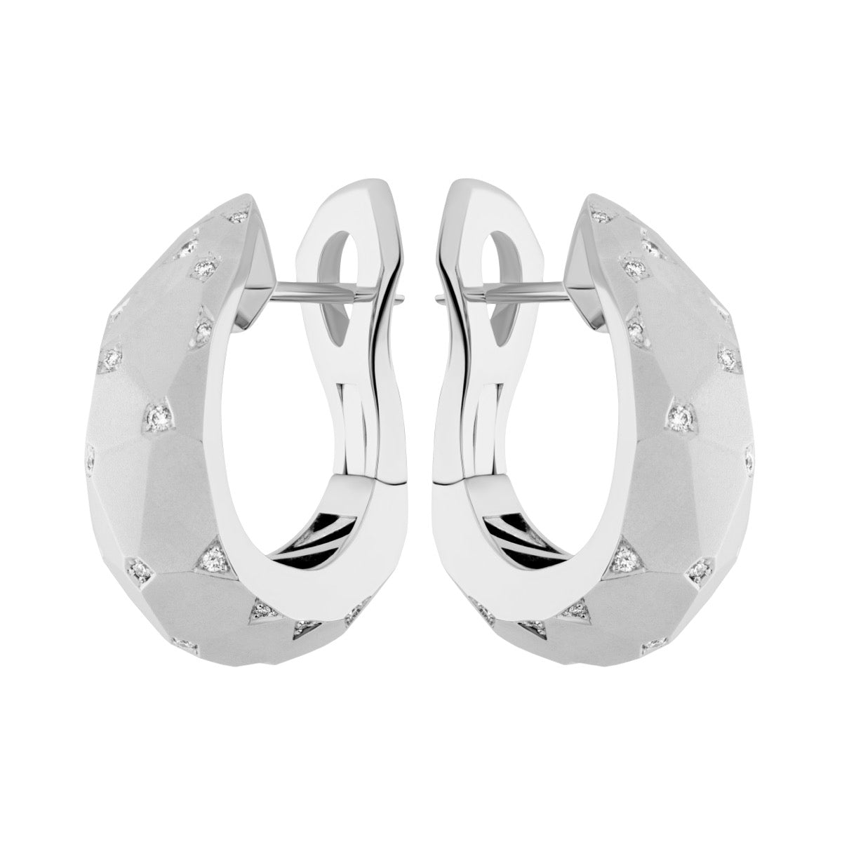 Diamonds 18K White Gold, Earrings, E 0190-7