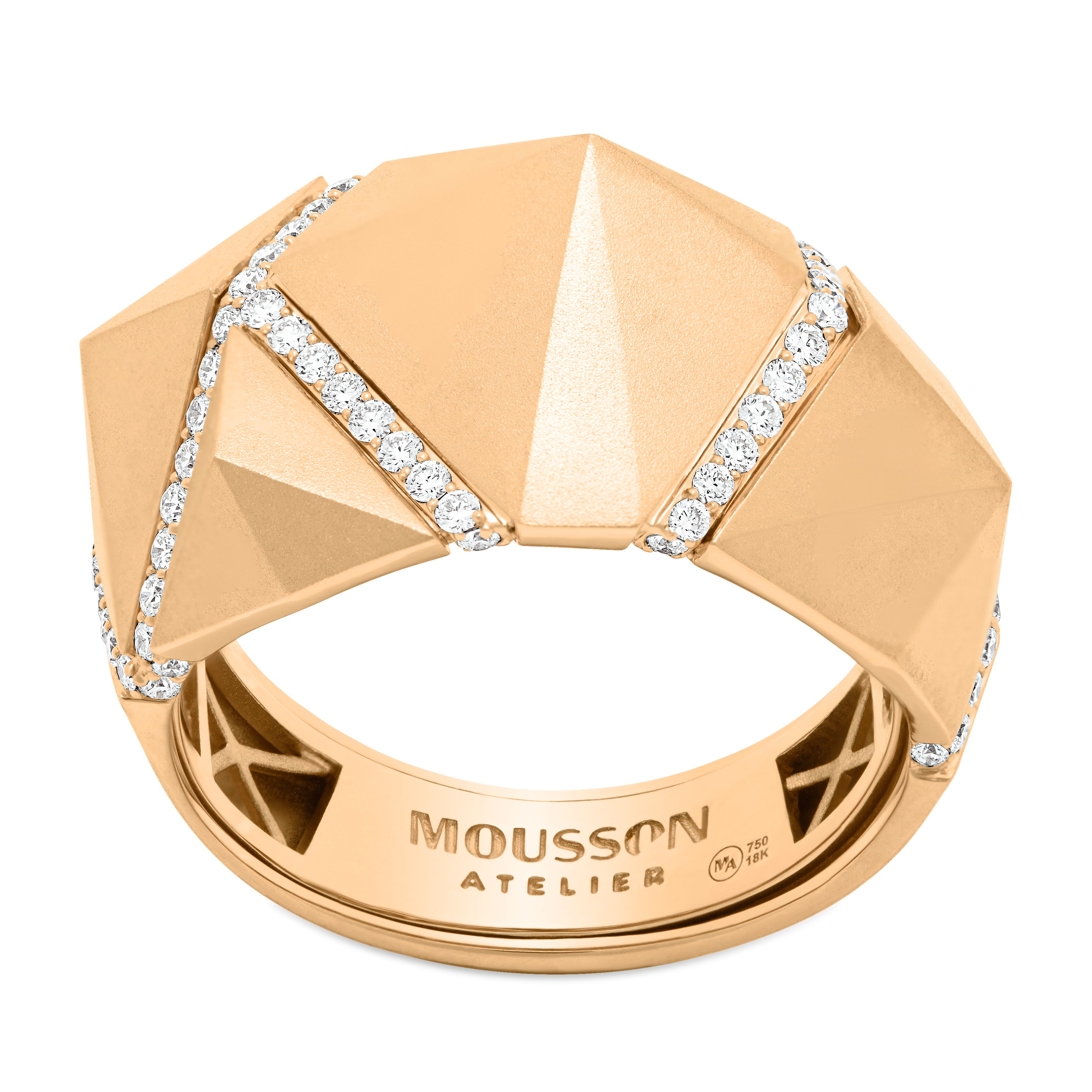 Diamonds 18K Yellow Gold Ring, R 0191-2