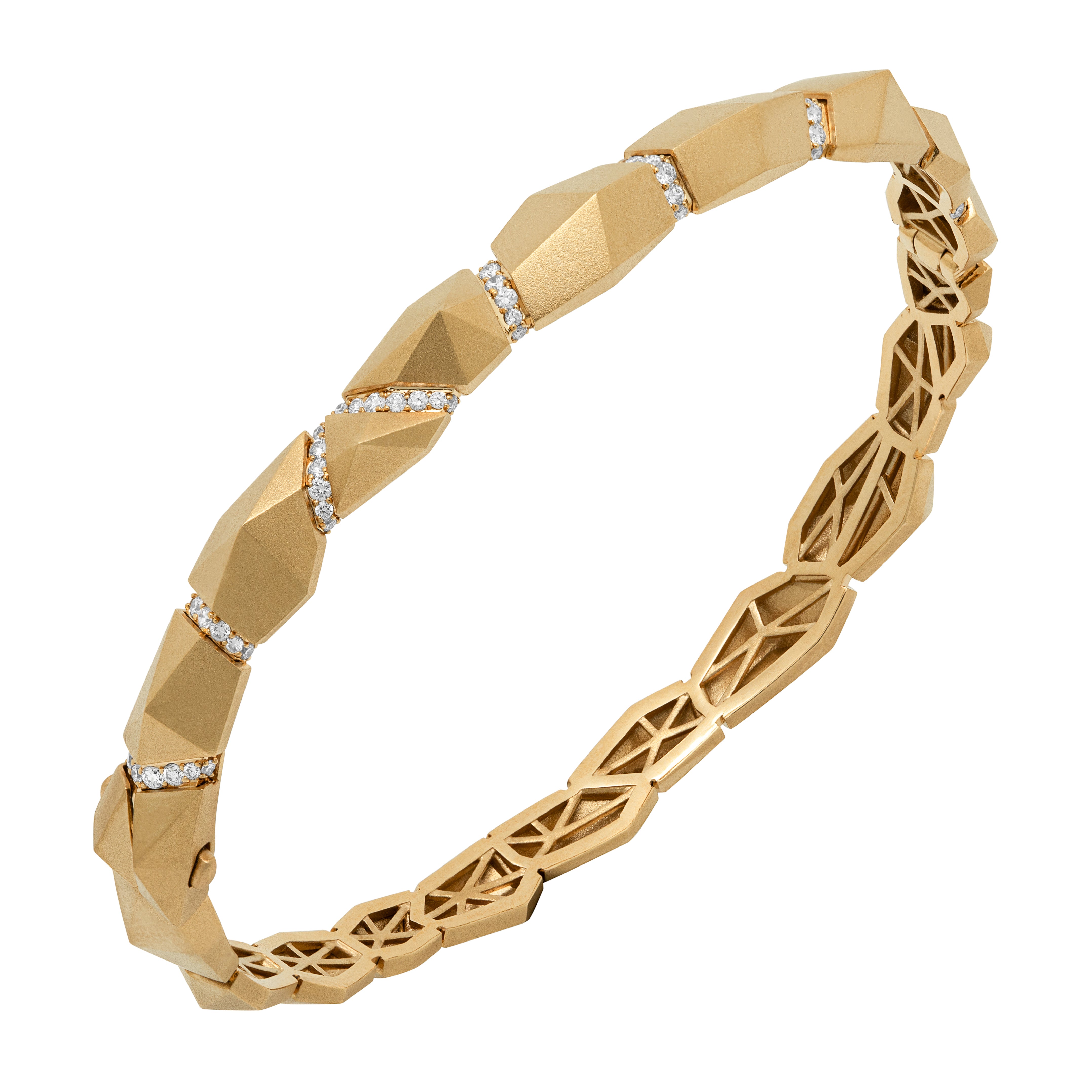 Diamonds 18K Yellow Gold Bracelet, Br 0191-2