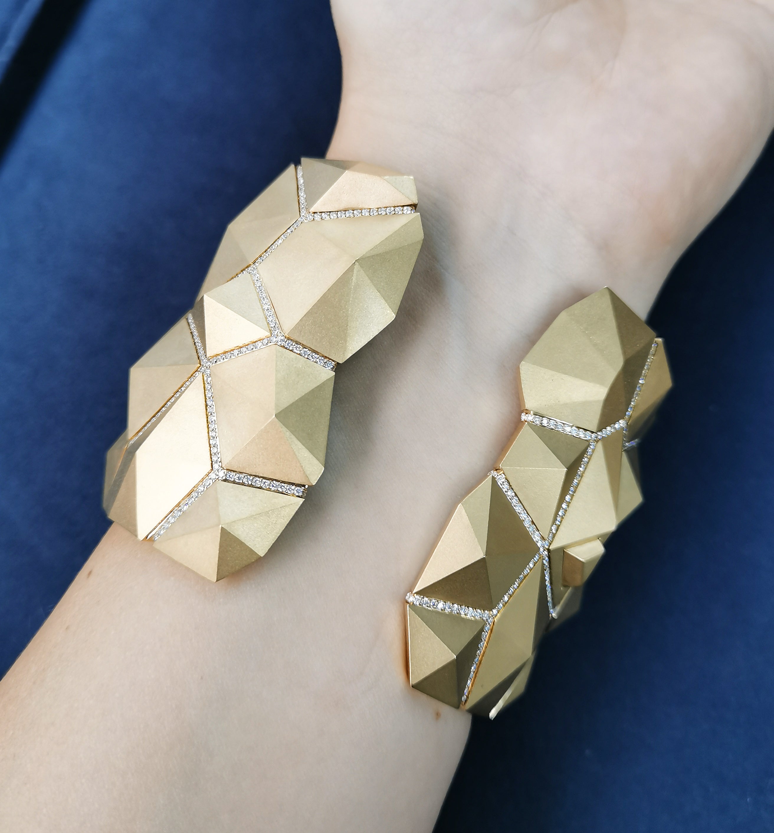 18K Yellow Gold, Diamonds Bracelet, Br 0191-1