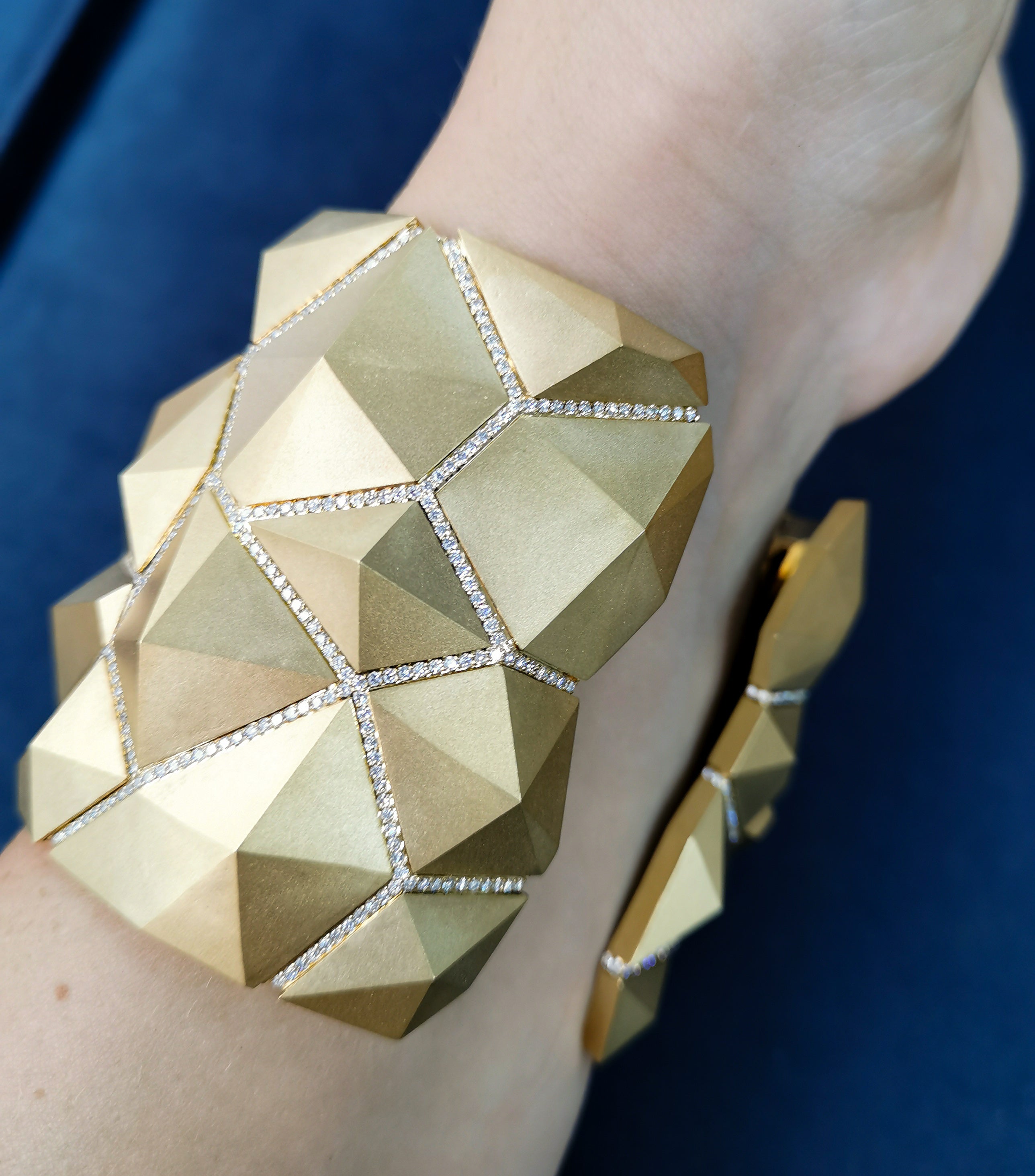 18K Yellow Gold, Diamonds Bracelet, Br 0191-1