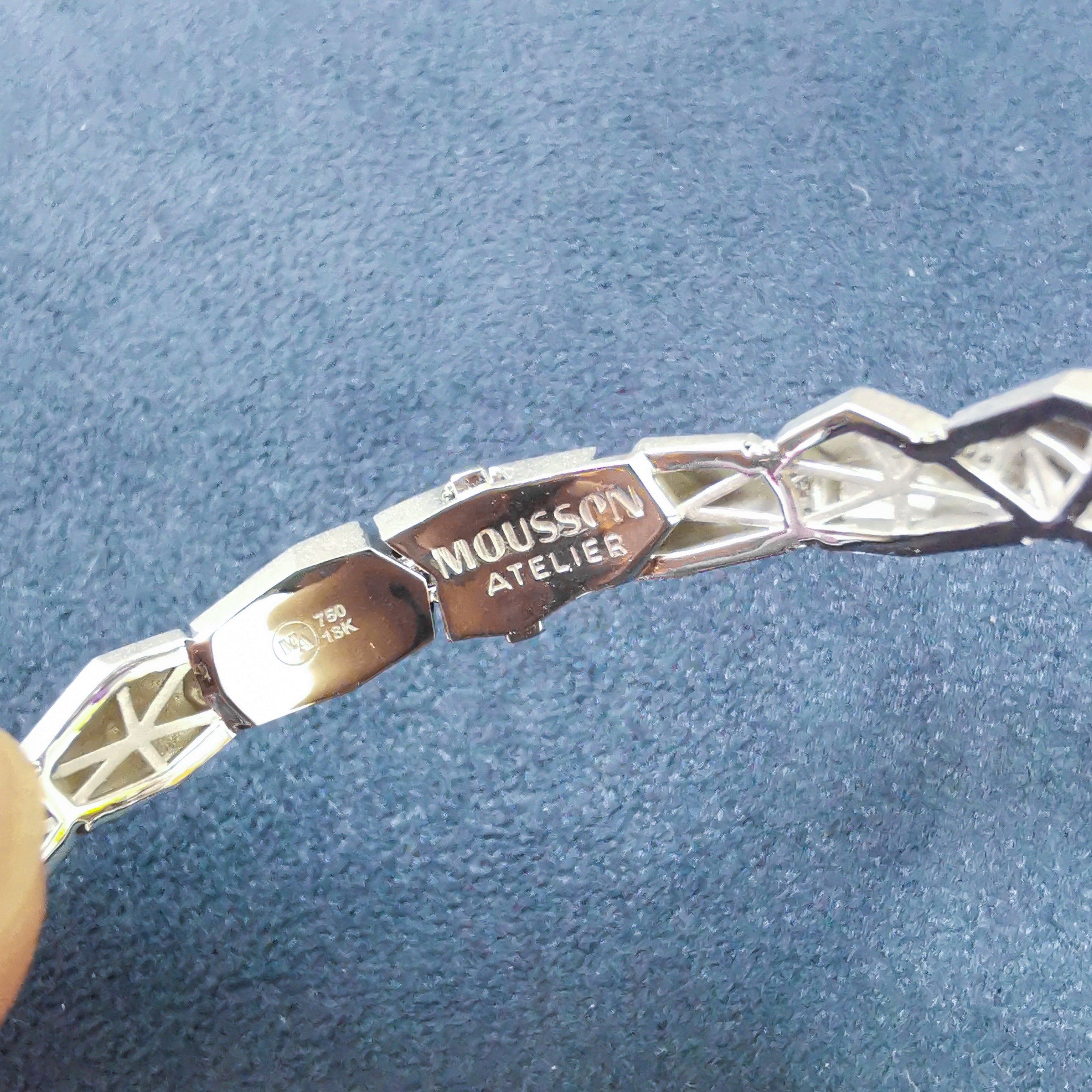 Diamonds 18K White Gold Bracelet, Br 0191-2