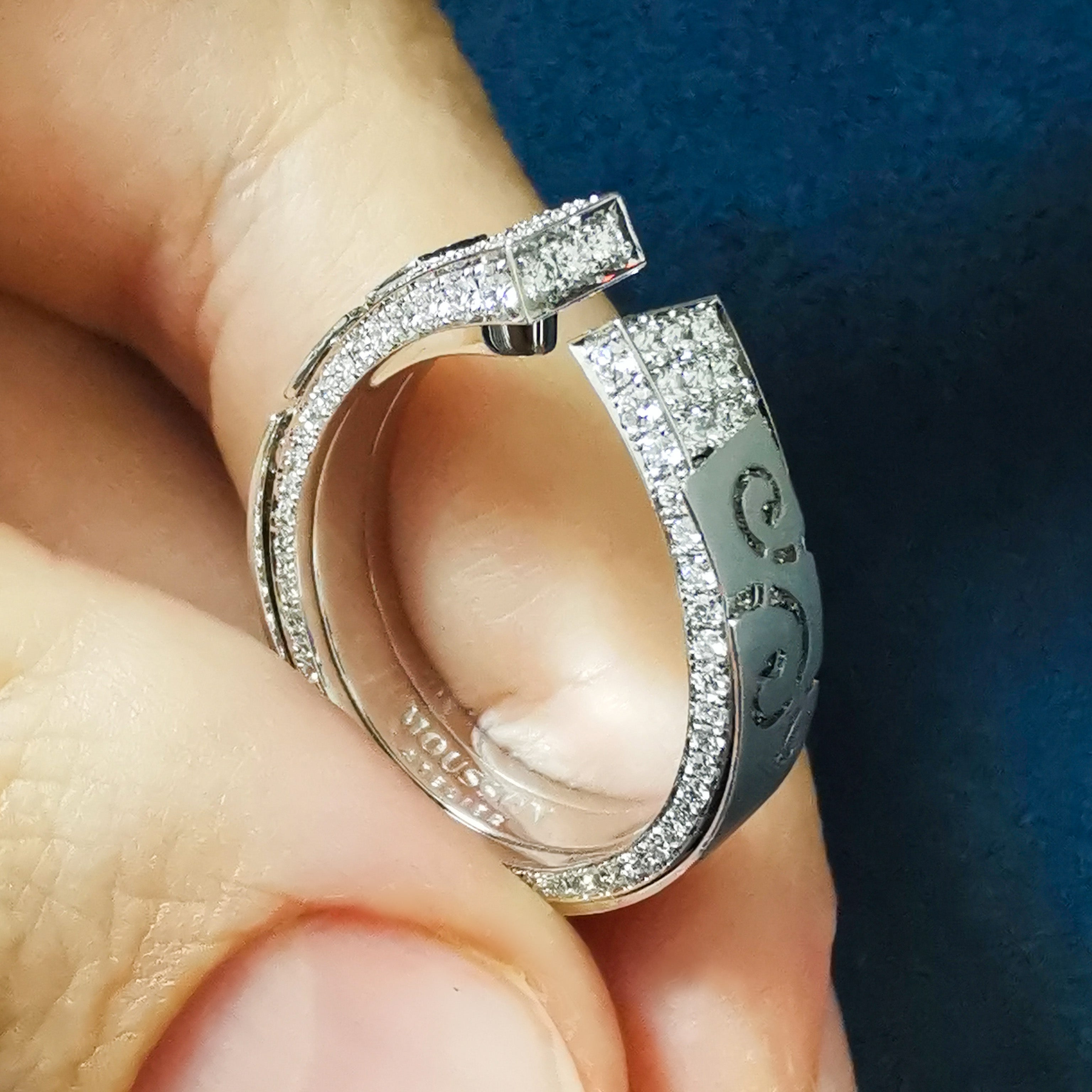 Diamonds 18K White Gold Ring, R 0003-3