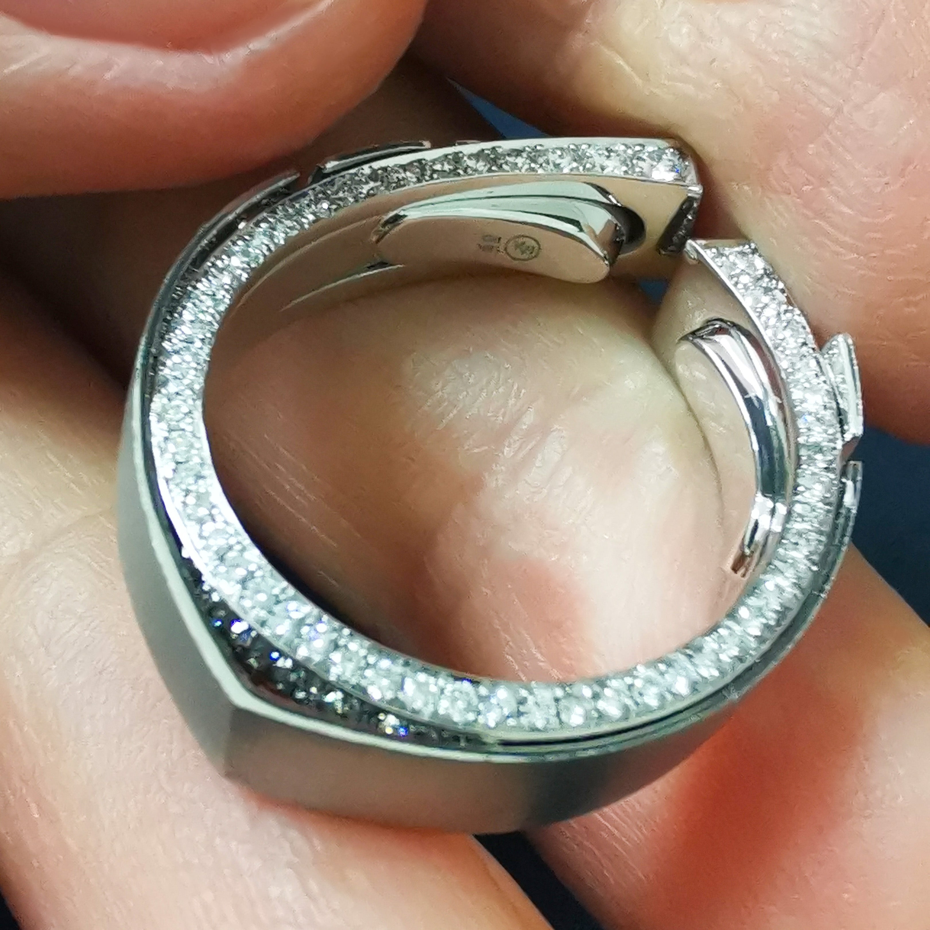 Diamonds 18K White Gold Ring, R 0003-3