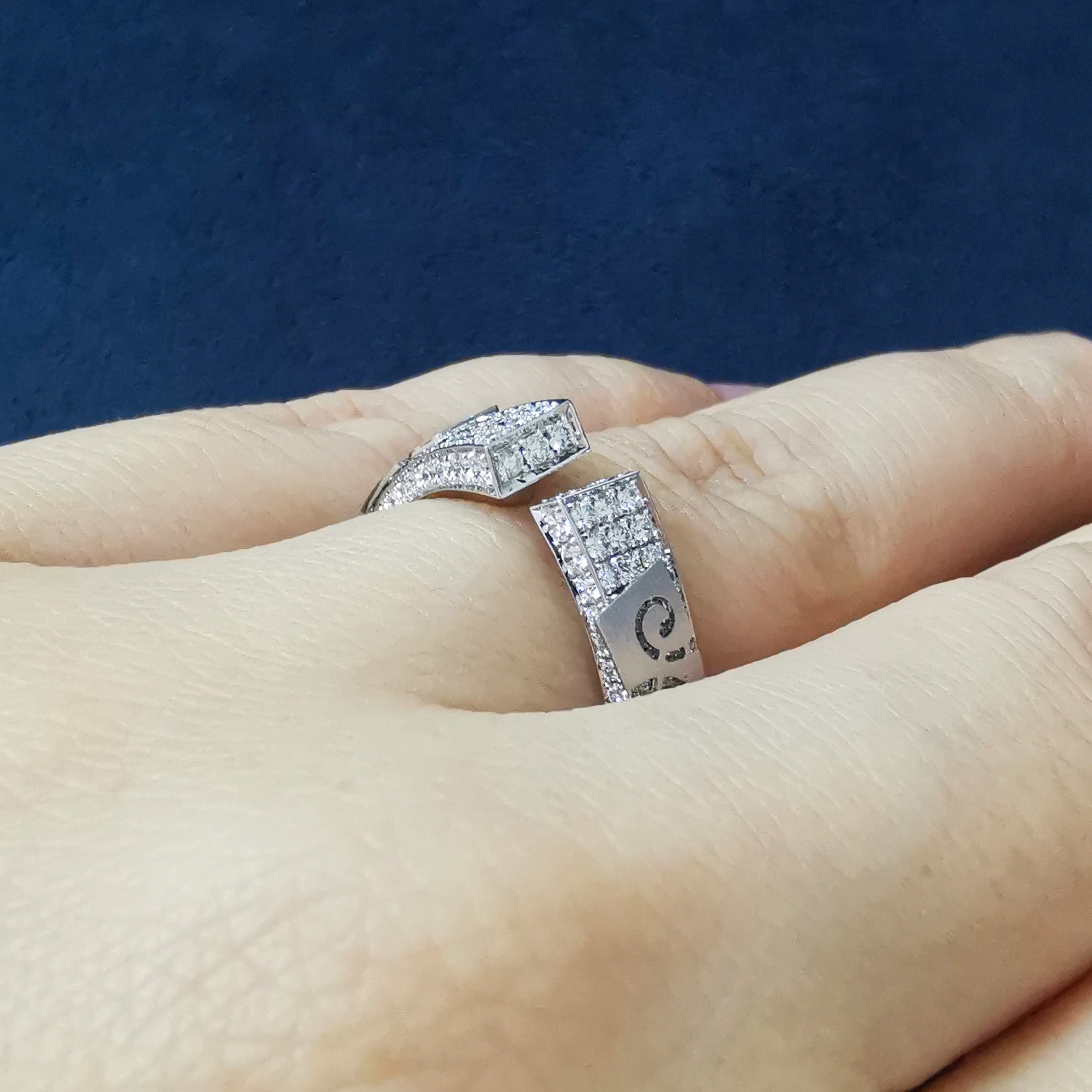 Diamonds 18K White Gold Ring, R 0003-3