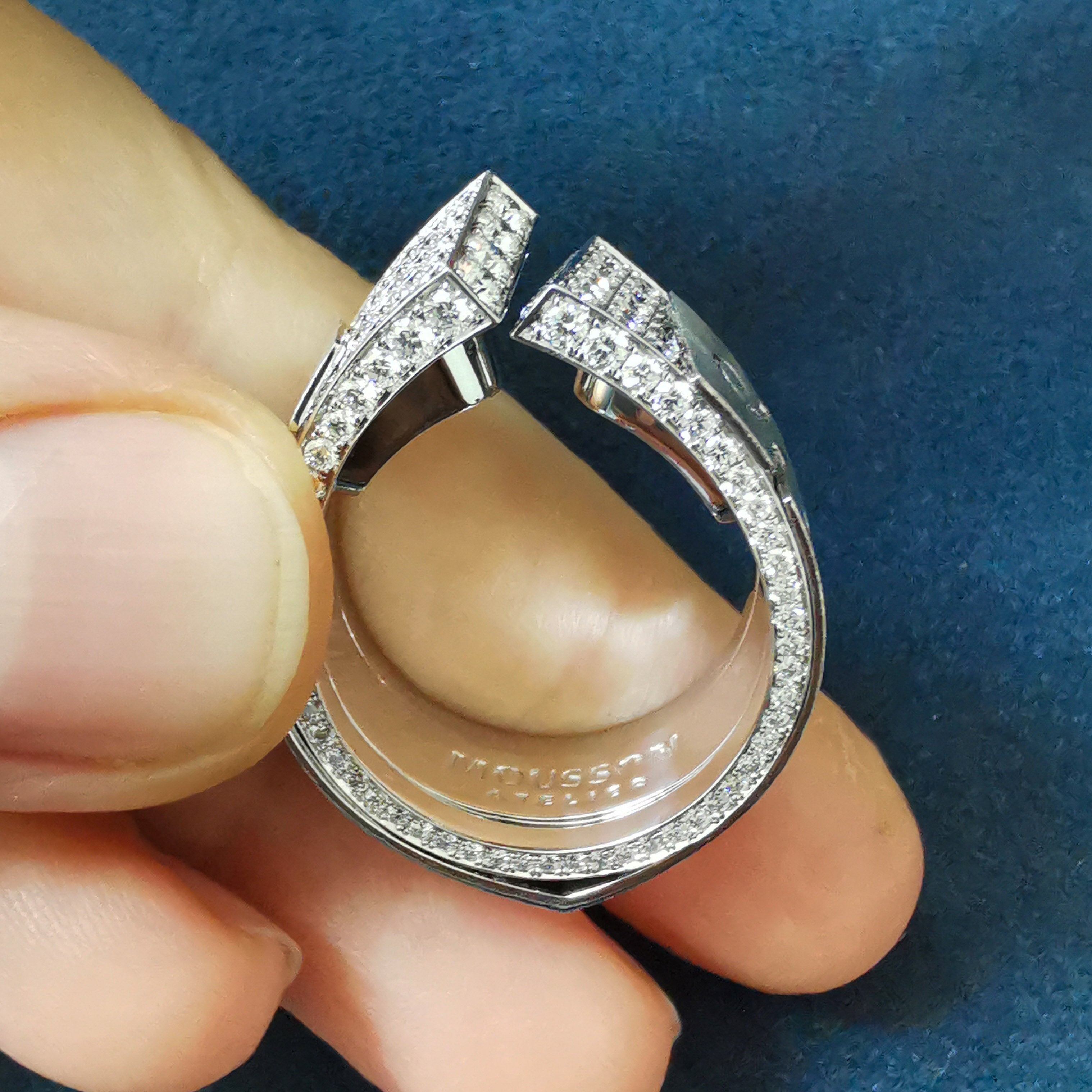 Diamonds 18K White Gold Ring, R 0003-1