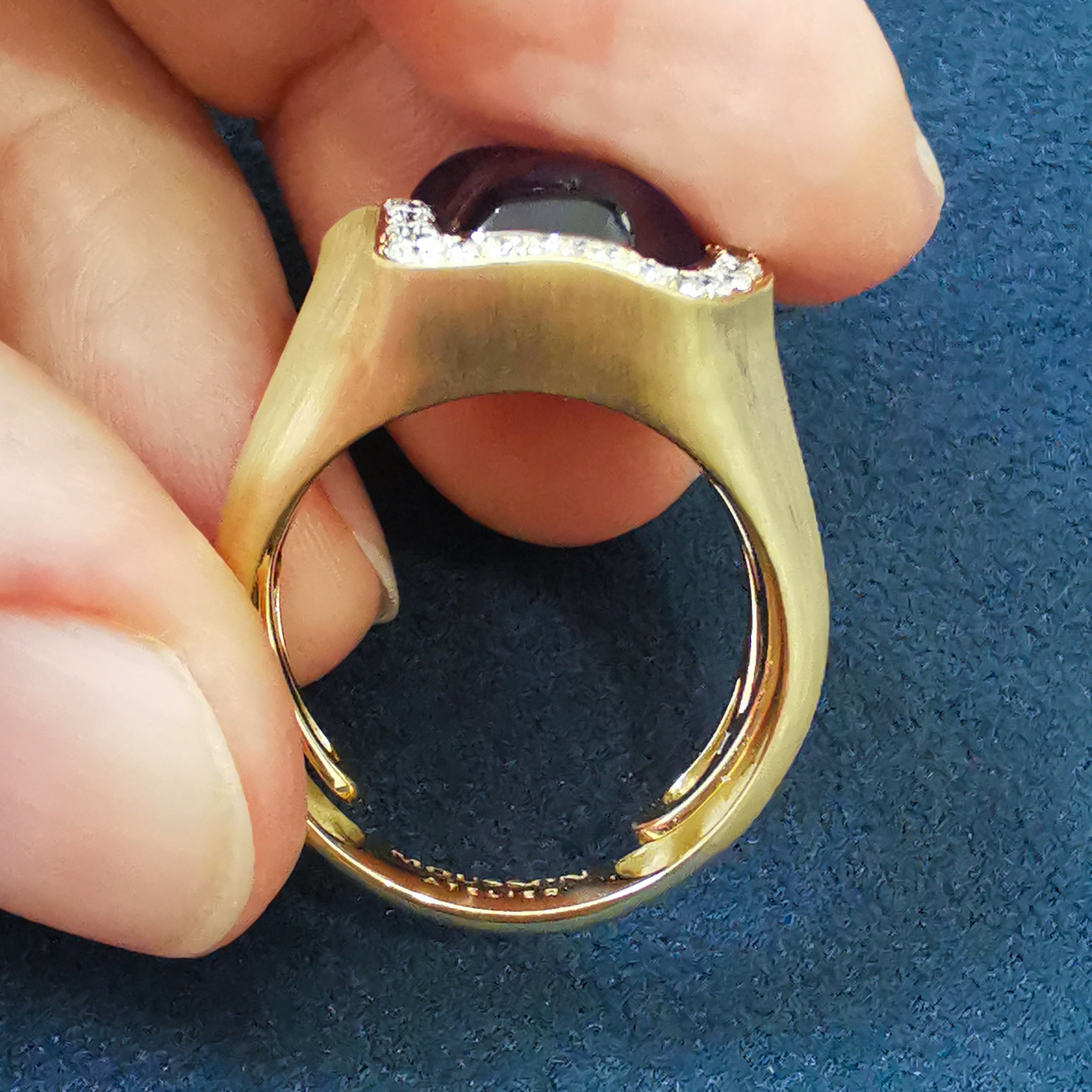 Tanzanite, Diamonds 18K Yellow Gold Ring,  R 0030-22/1