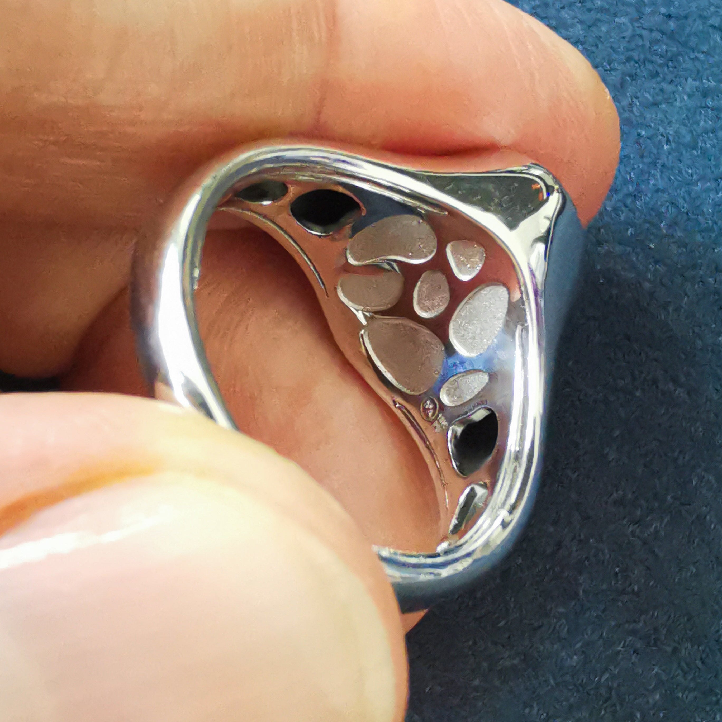 Tanzanite, Diamonds 18K White Gold Ring, R 0030-20/1