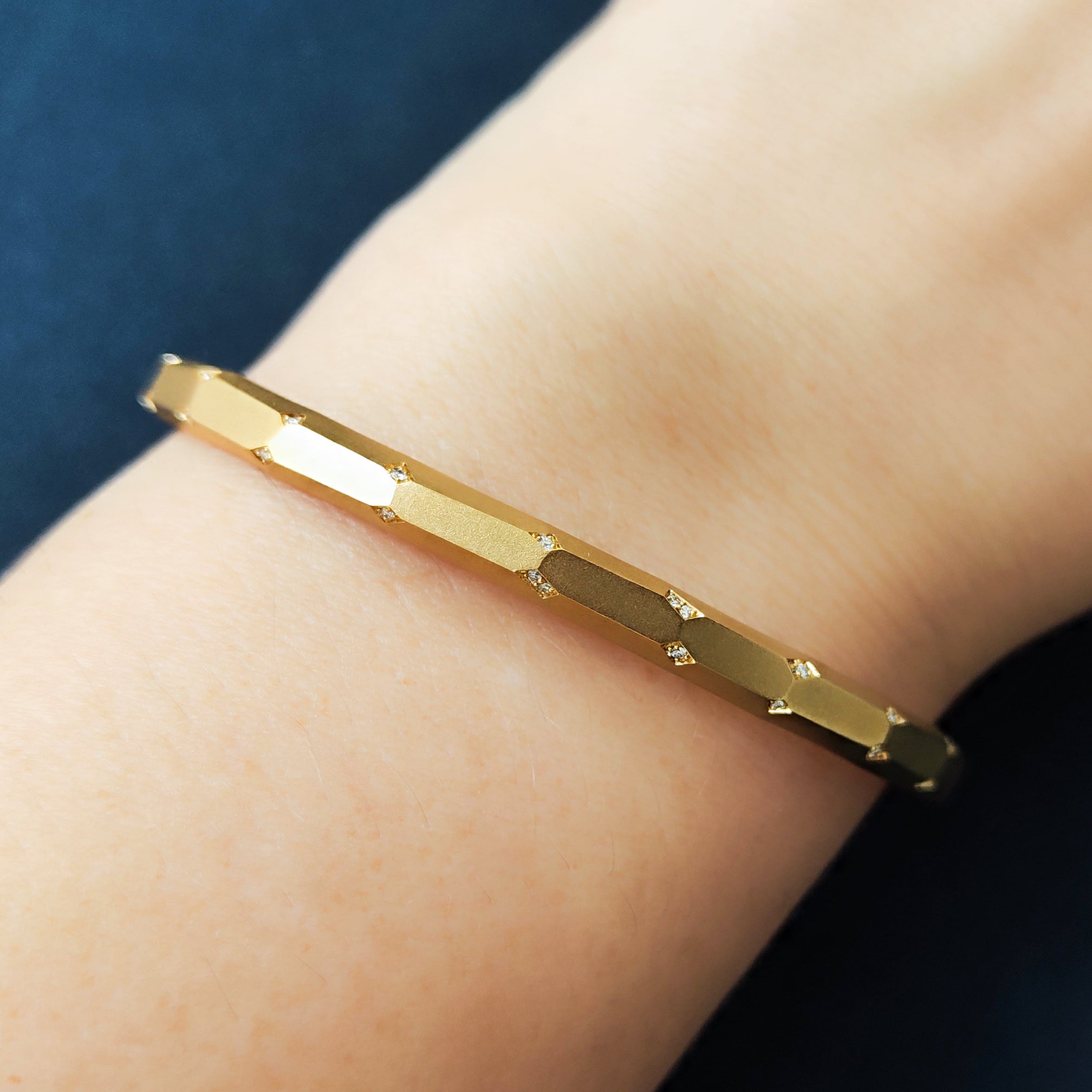 Diamonds 18K Yellow Gold Bracelet, Br 0190-2