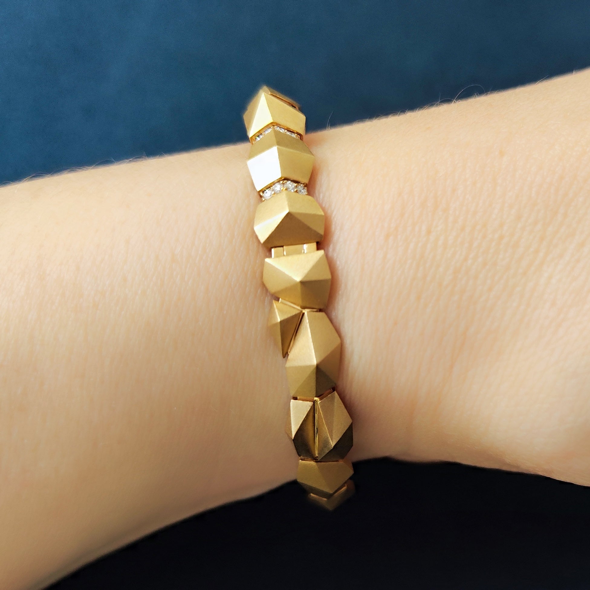 Diamonds 18K Yellow Gold Bracelet, Br 0191-2