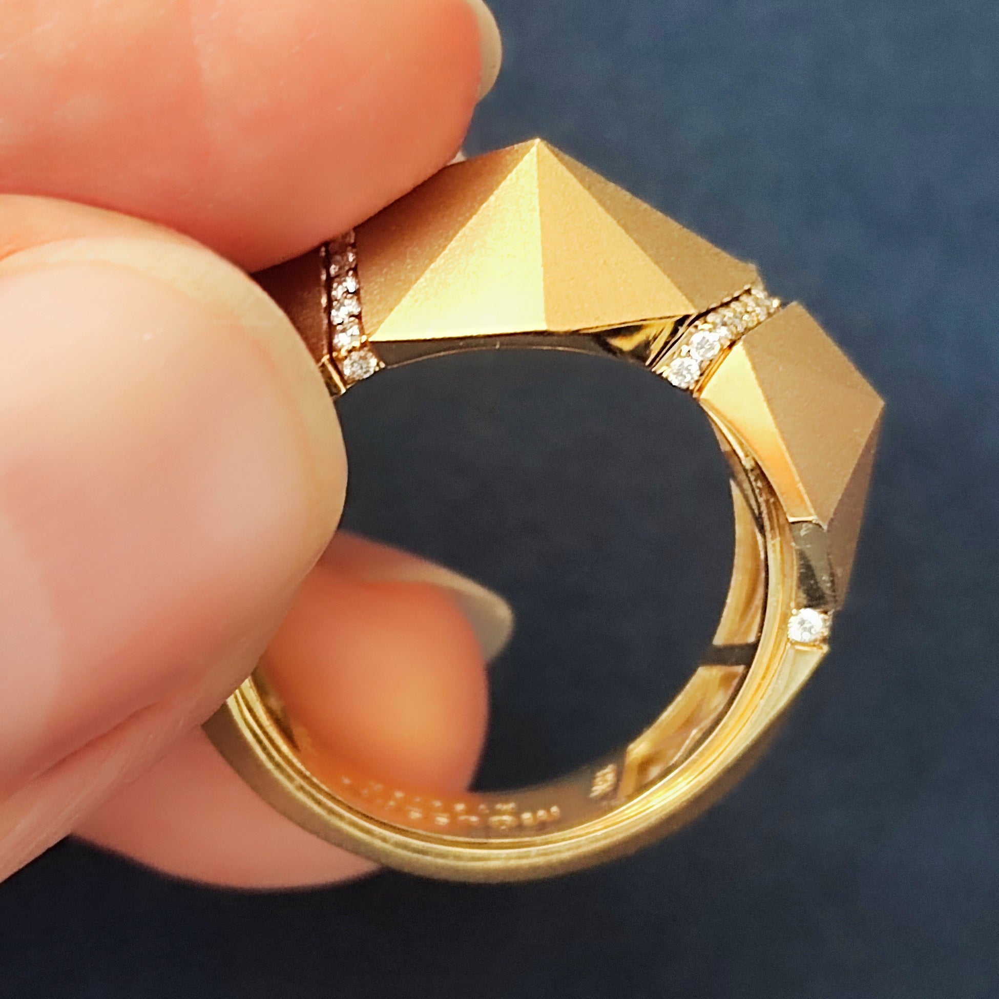 Diamonds 18K Yellow Gold Ring, R 0191-2