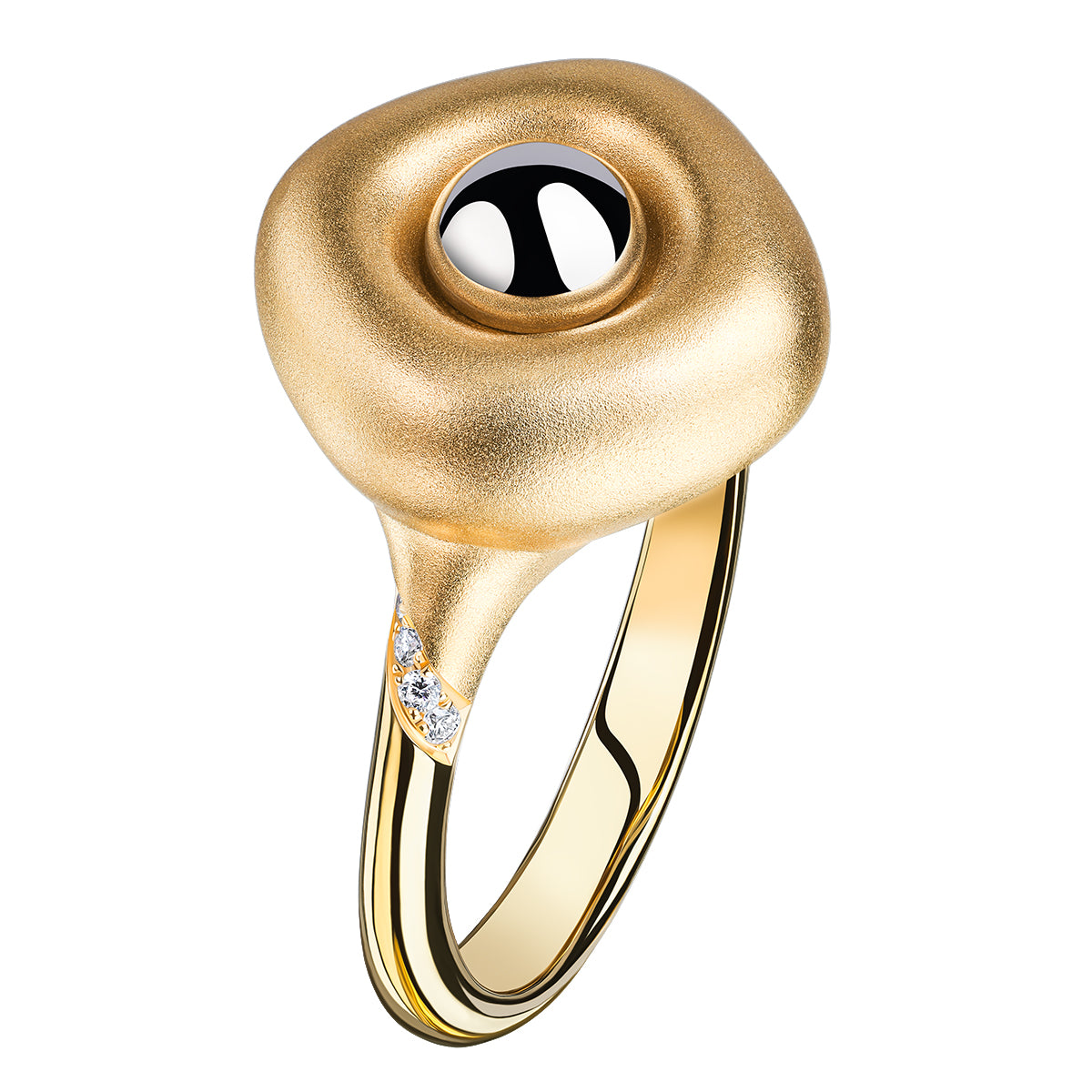 Diamonds, 18K Yellow and White Gold Ring, R 0151-0
