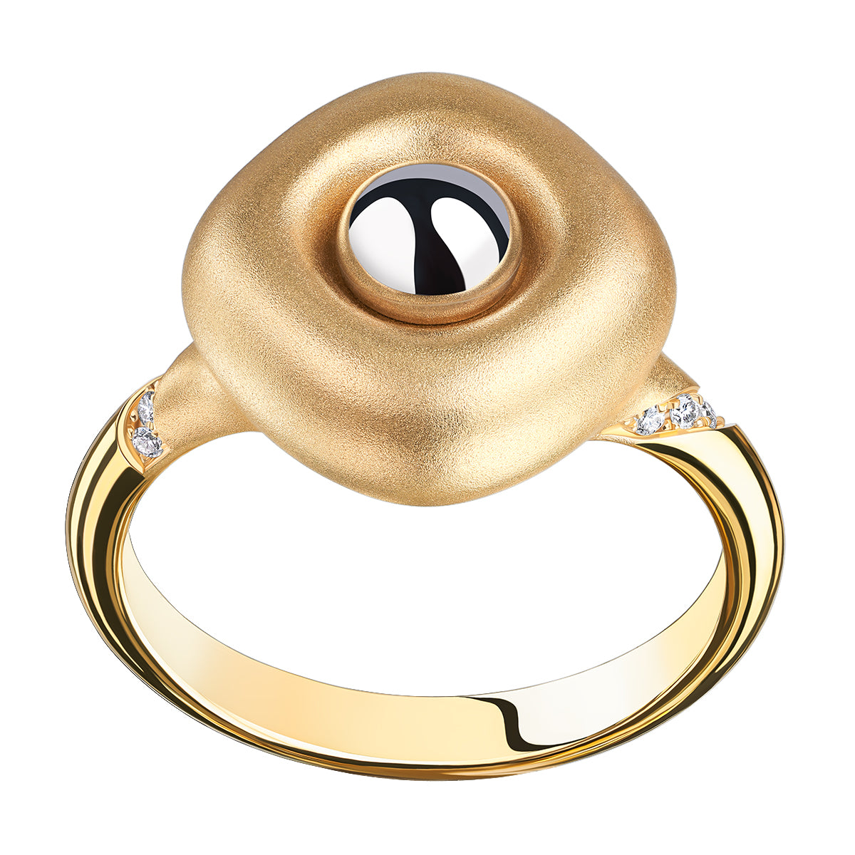 Diamonds, 18K Yellow and White Gold Ring, R 0151-0