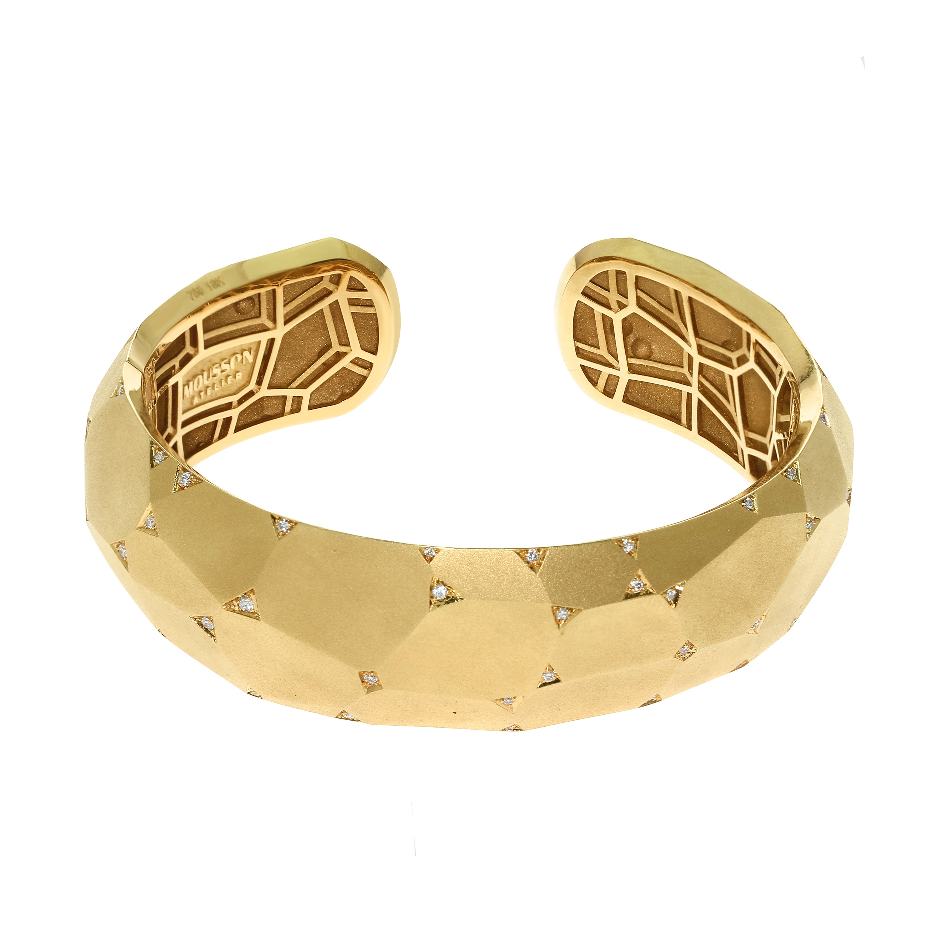 Br 0190-0, 18K Yellow Gold, Diamonds Bracelet
