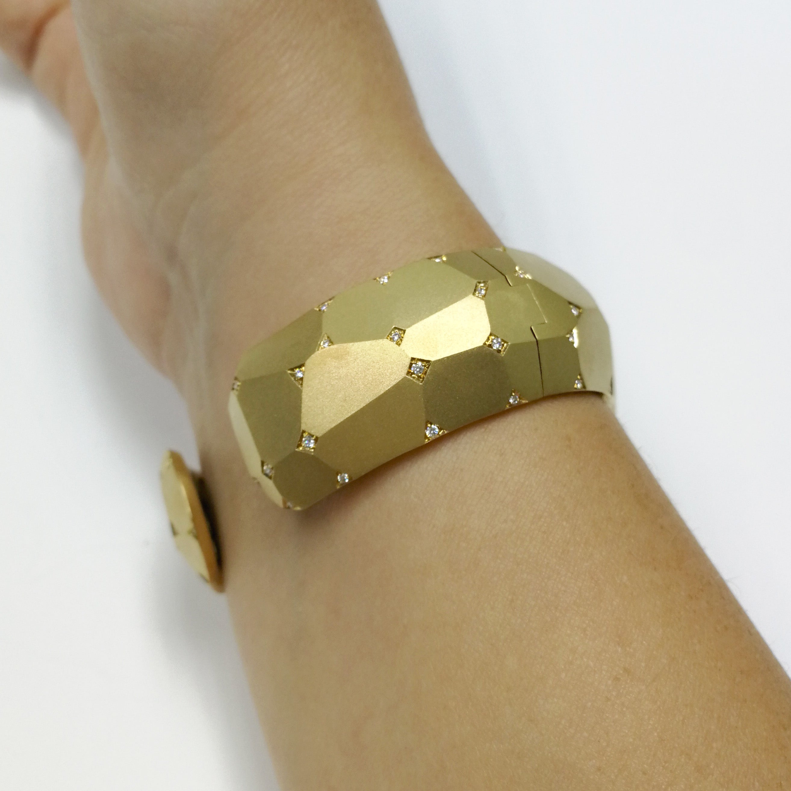 18K Yellow Gold, Diamonds Bracelet, Br 0190-0