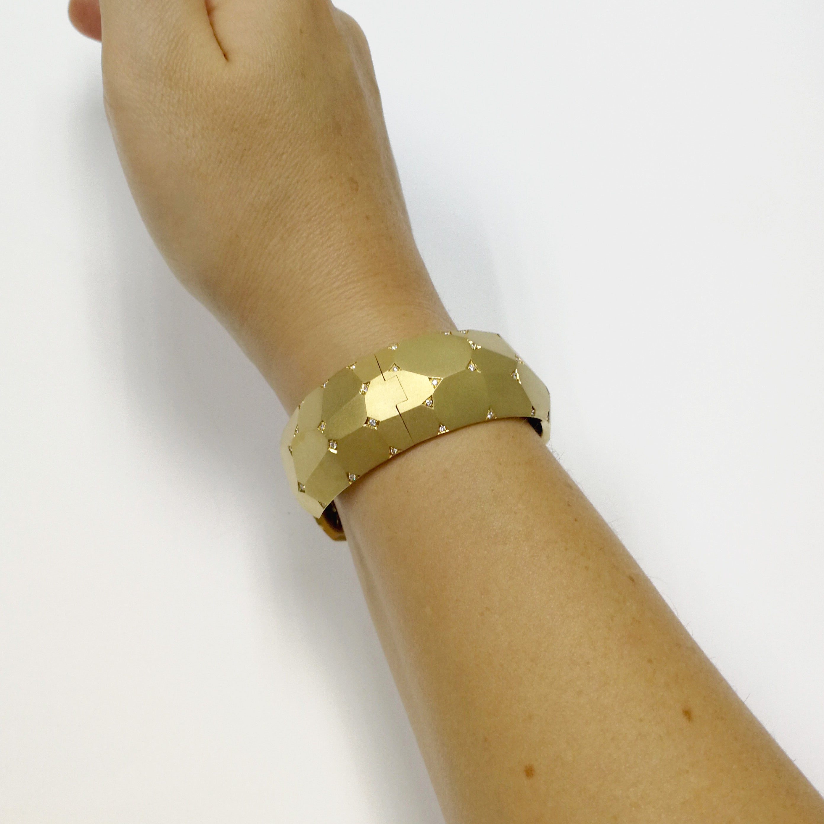 18K Yellow Gold, Diamonds Bracelet, Br 0190-0