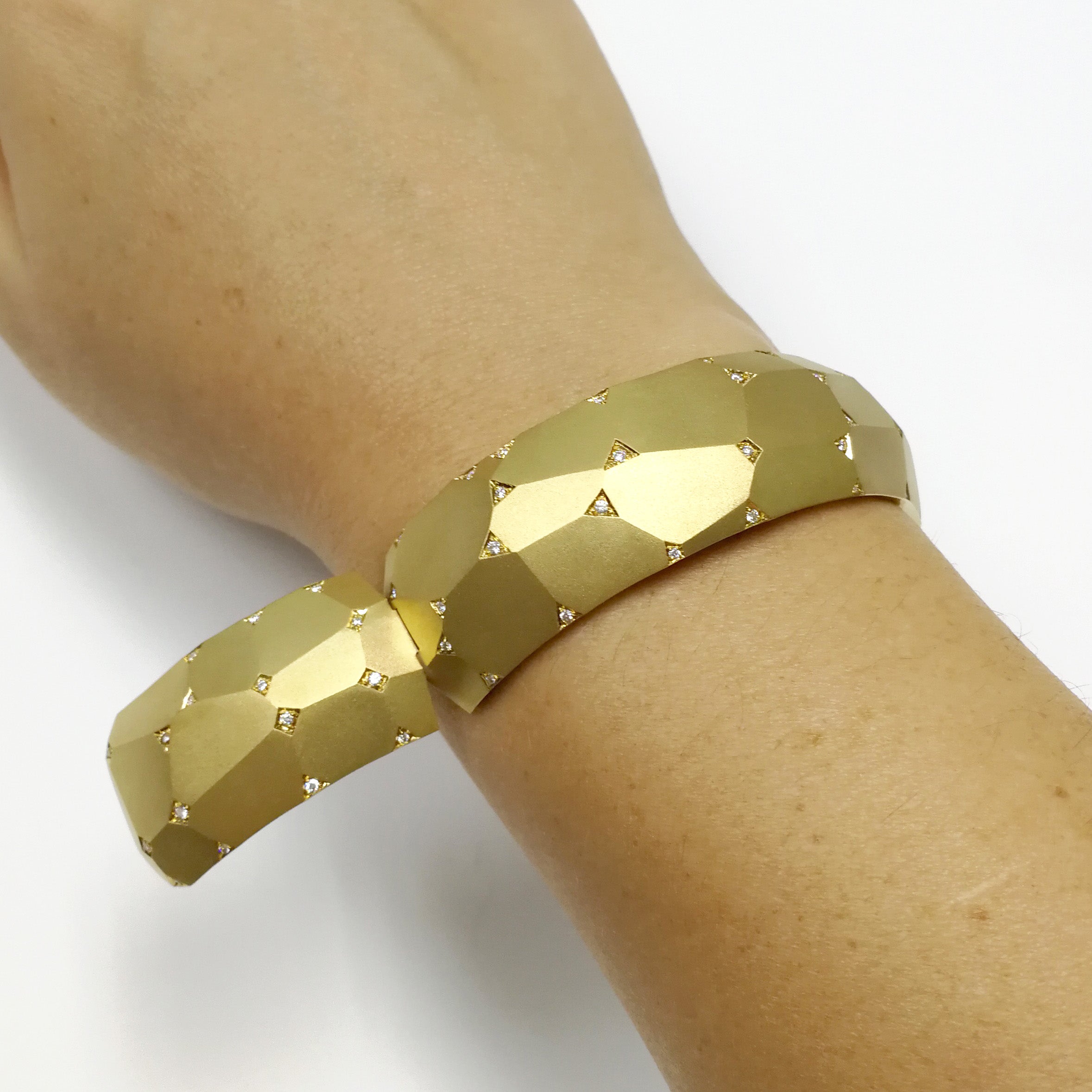 18K Yellow Gold, Diamonds Bracelet, Br 0190-0