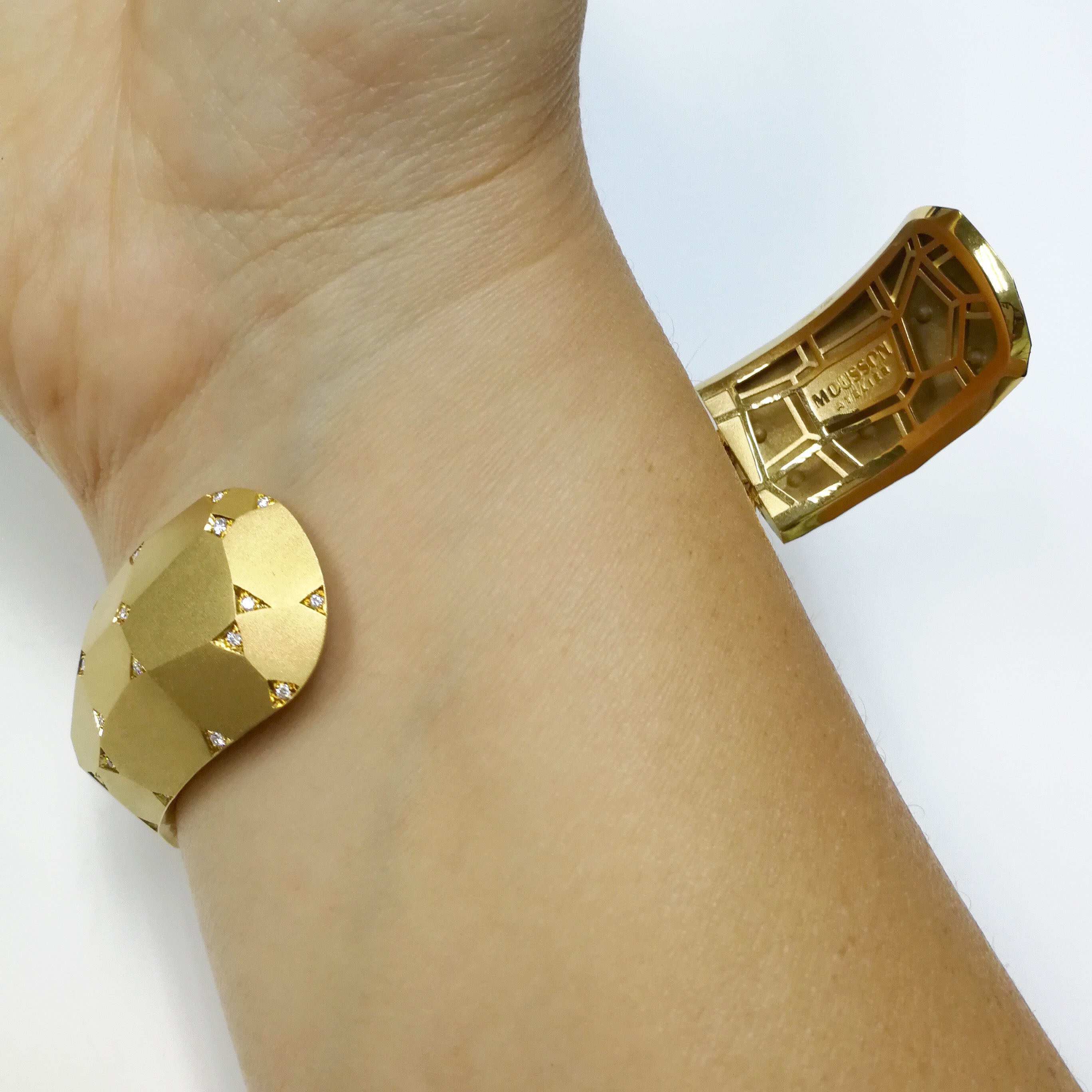 18K Yellow Gold, Diamonds Bracelet, Br 0190-0