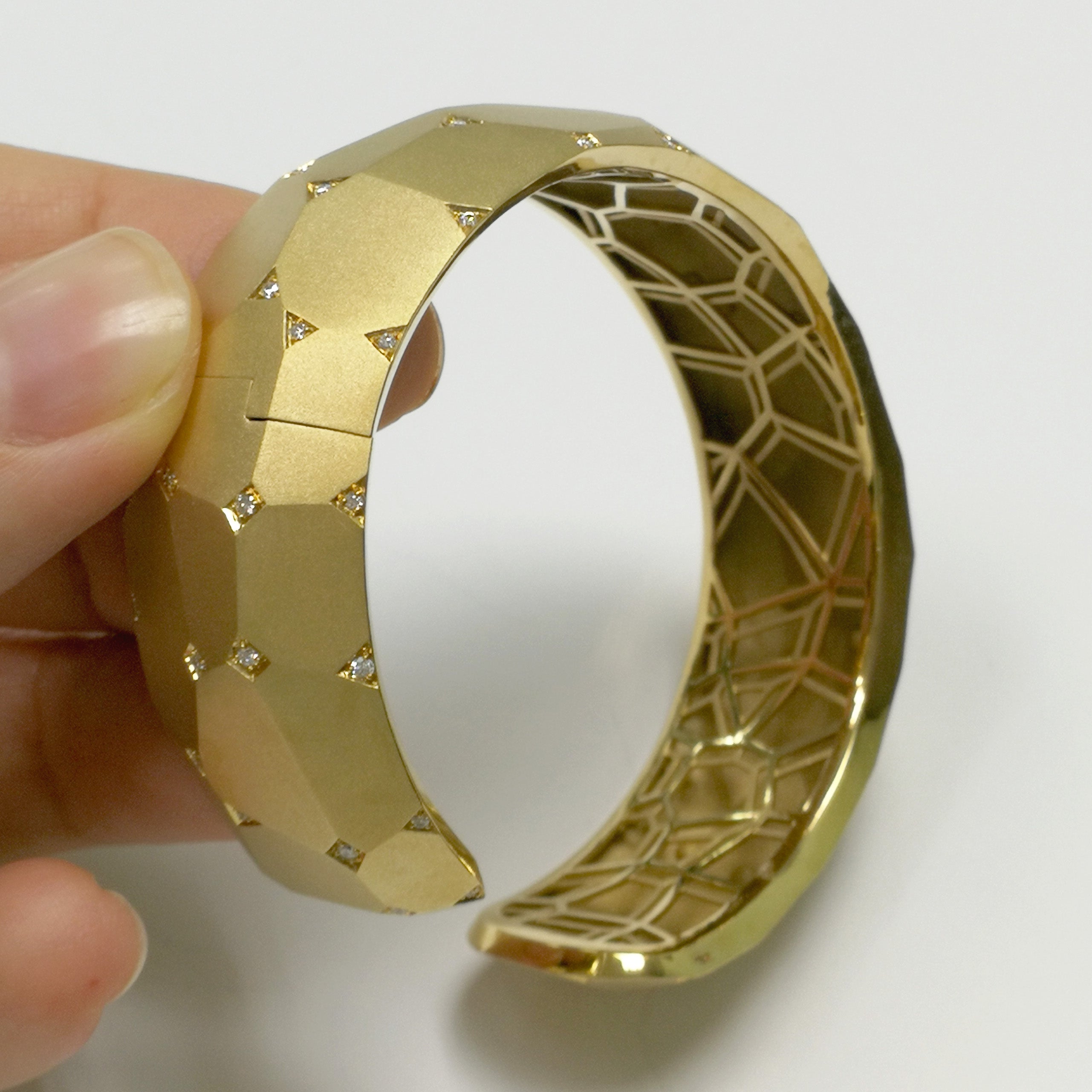 18K Yellow Gold, Diamonds Bracelet, Br 0190-0