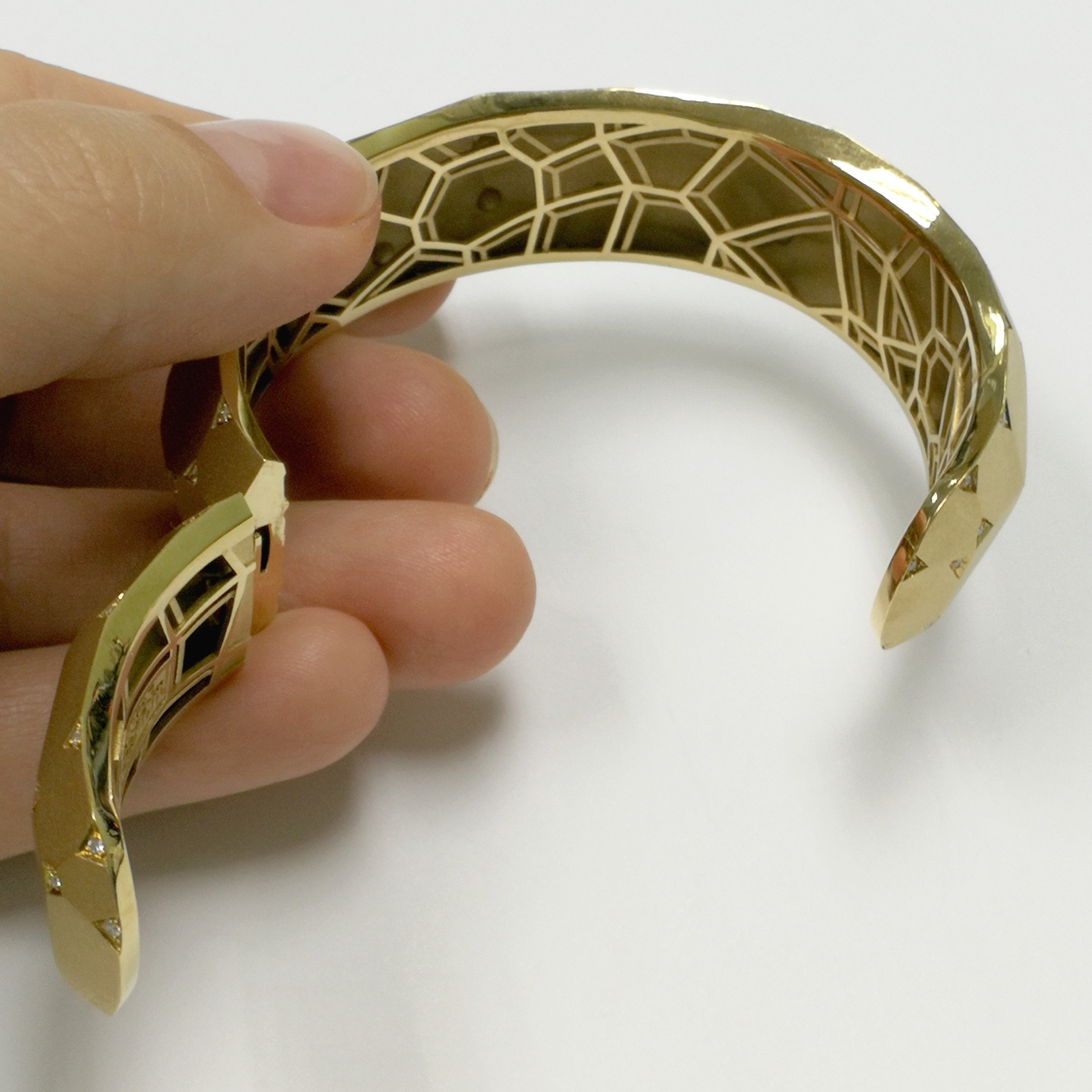18K Yellow Gold, Diamonds Bracelet, Br 0190-0