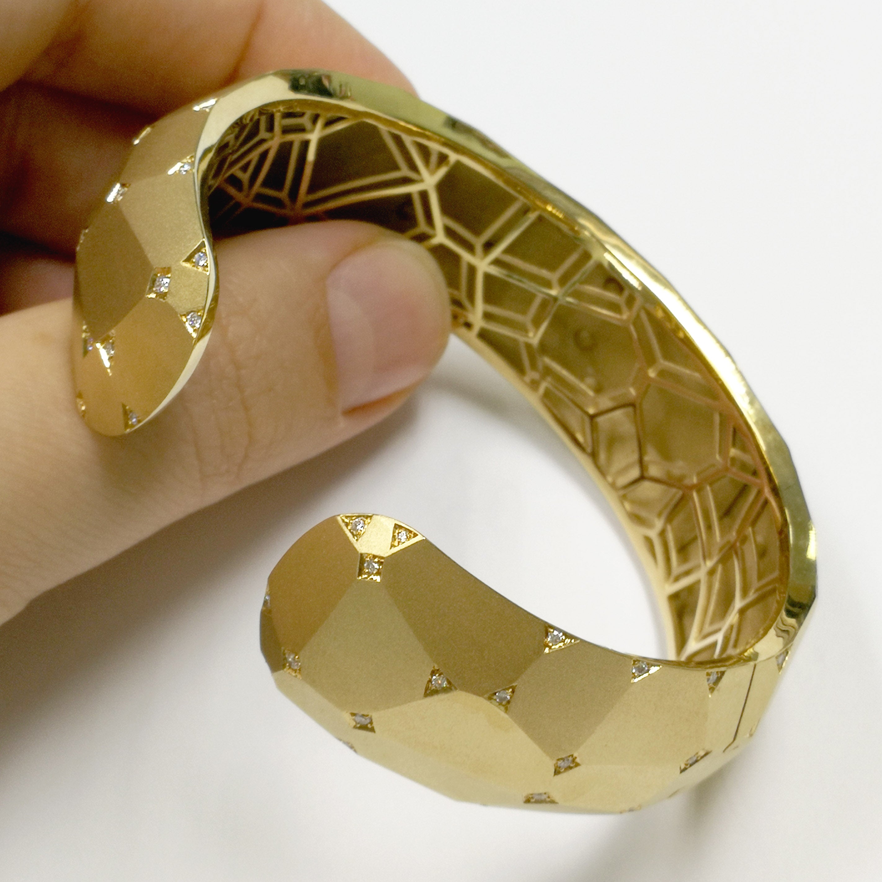 18K Yellow Gold, Diamonds Bracelet, Br 0190-0