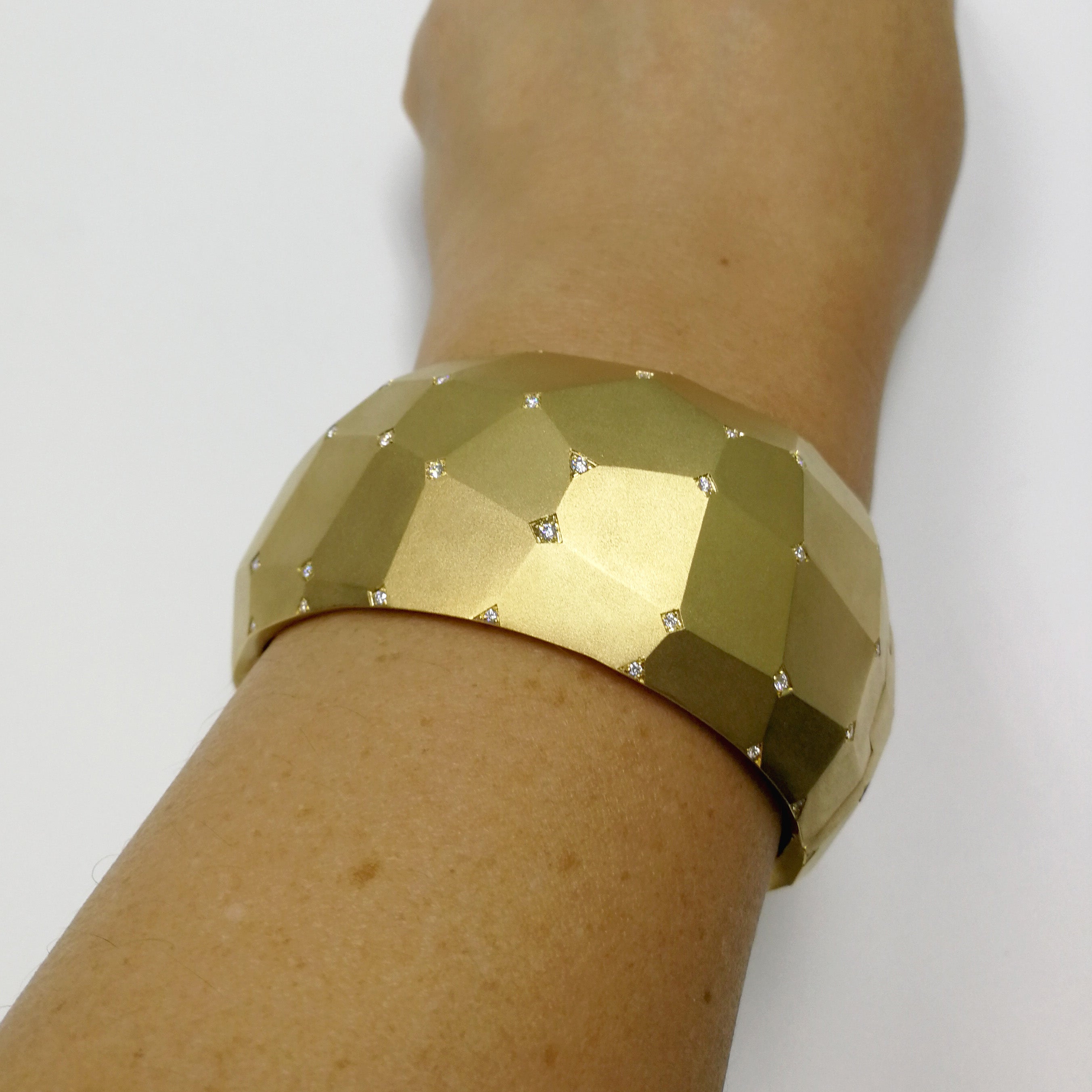18K Yellow Gold, Diamonds Bracelet, Br 0190-1