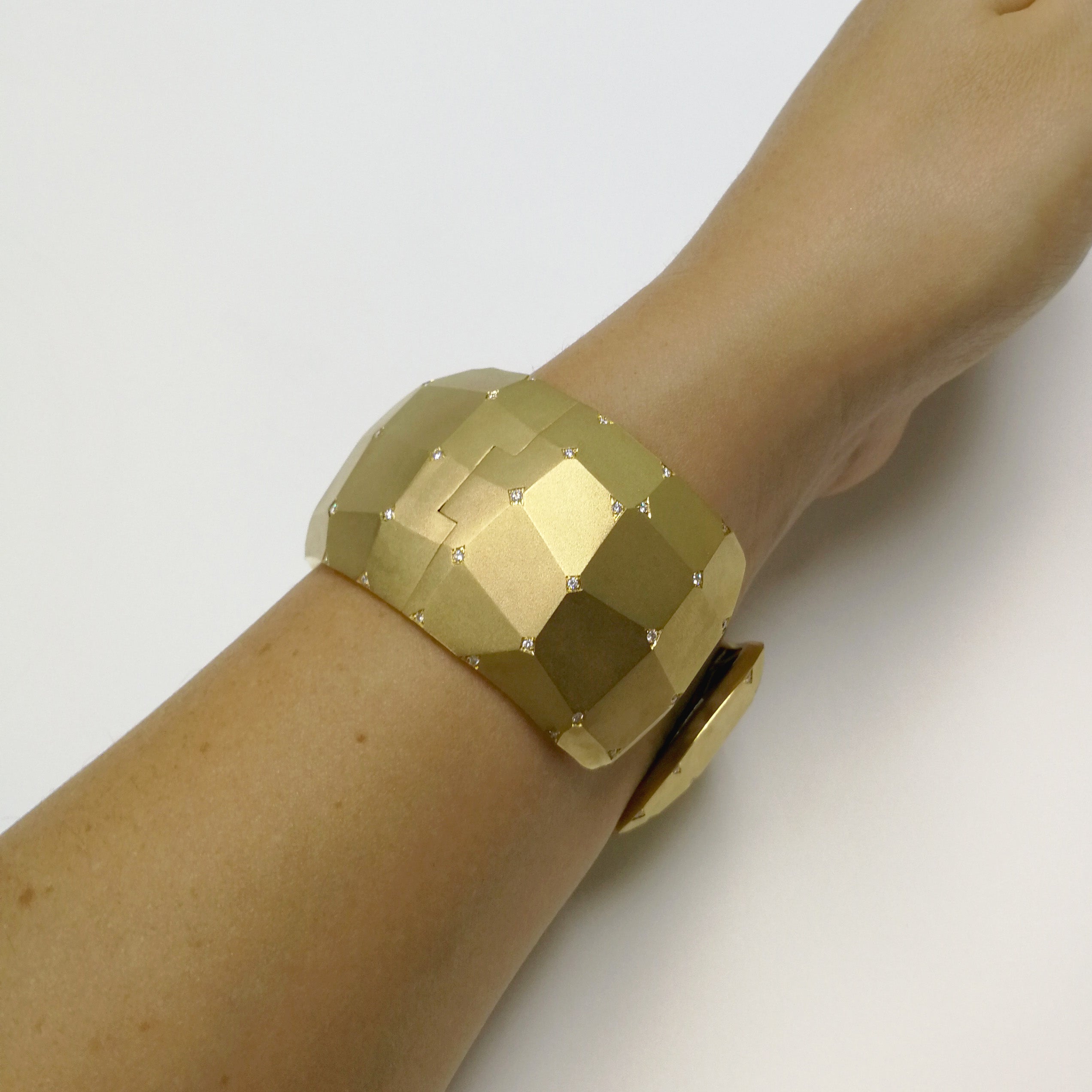 18K Yellow Gold, Diamonds Bracelet, Br 0190-1