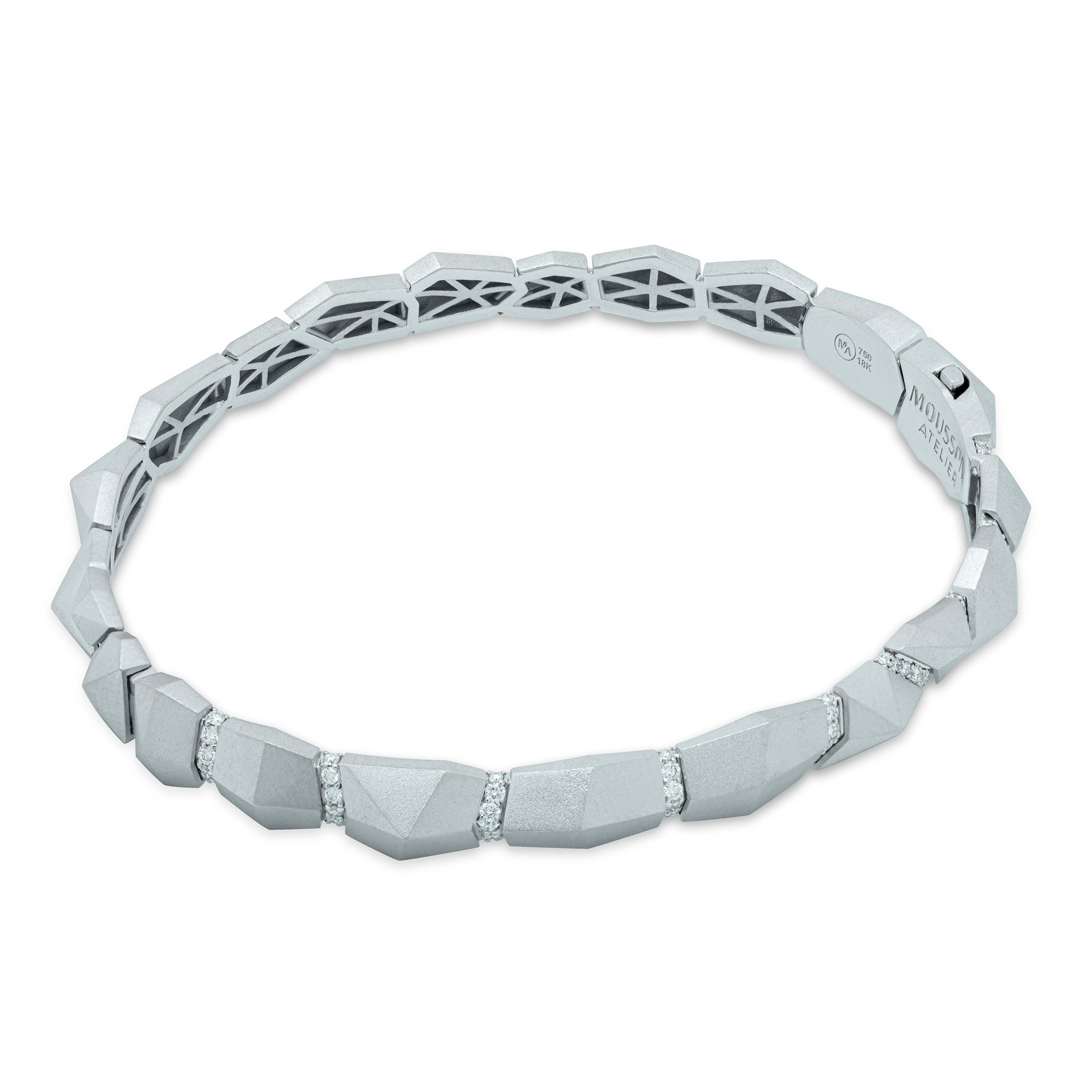 Diamonds 18K White Gold Bracelet, Br 0191-2