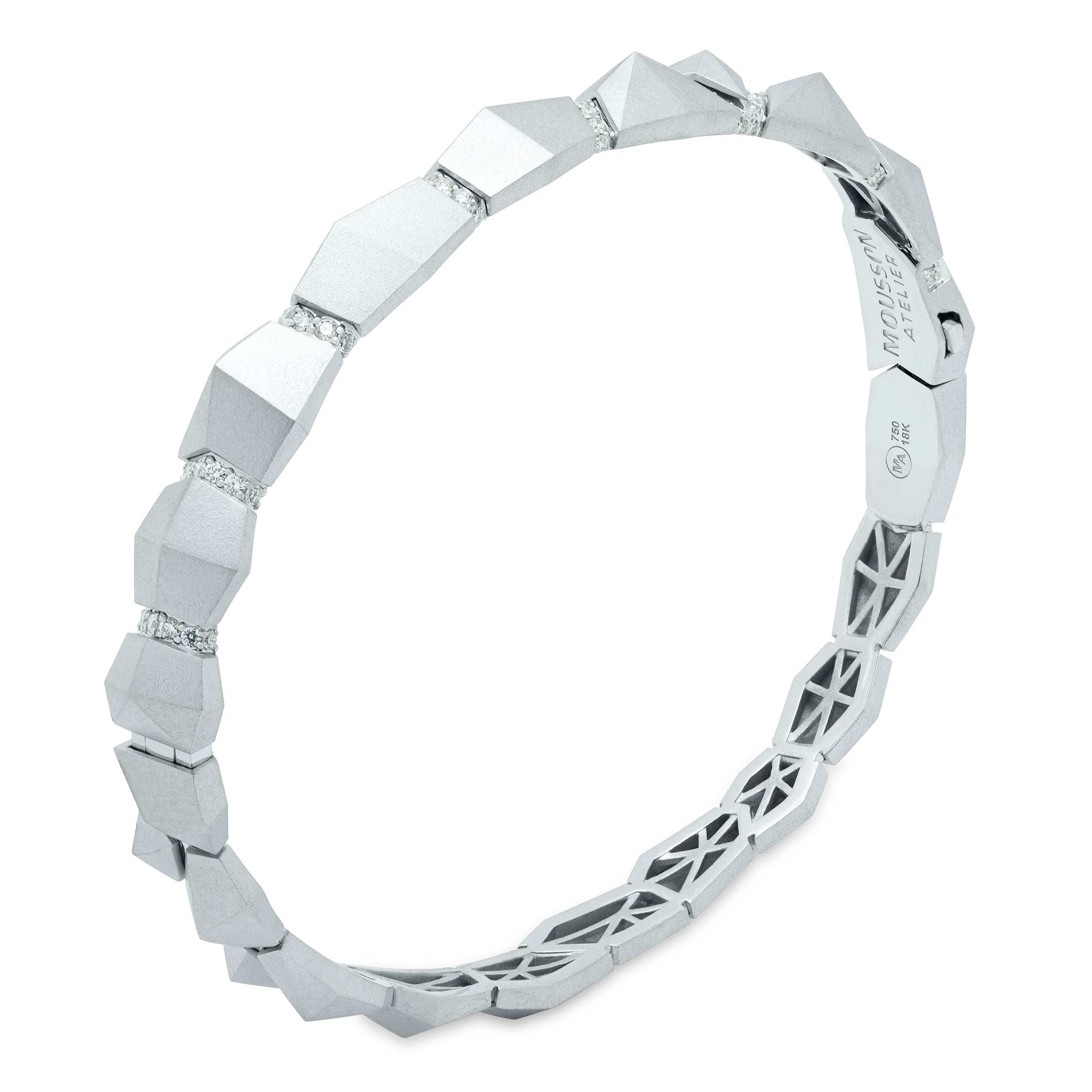 Diamonds 18K White Gold Bracelet, Br 0191-2