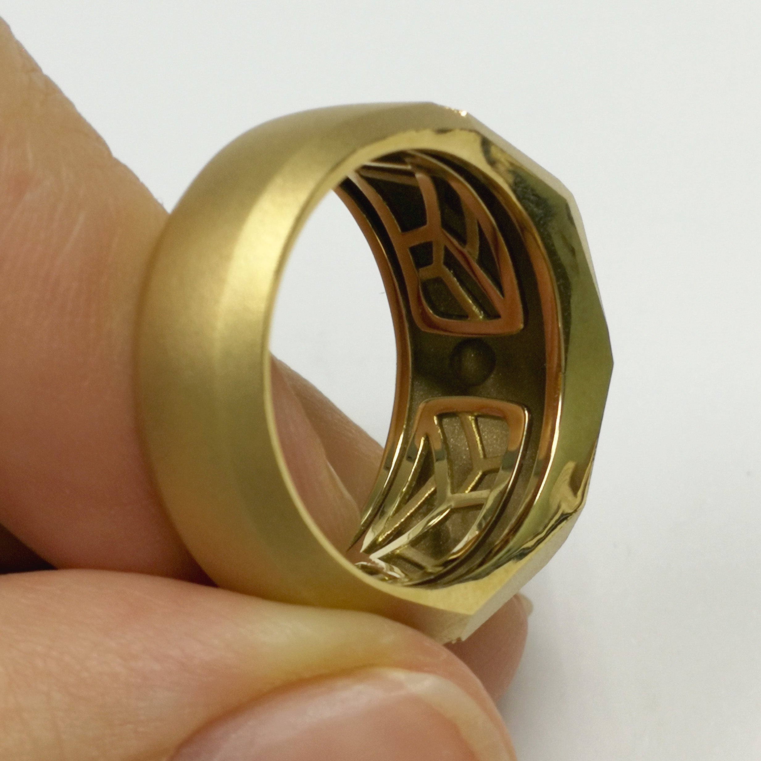 18K Yellow Gold, Diamonds Ring, R 0190-5