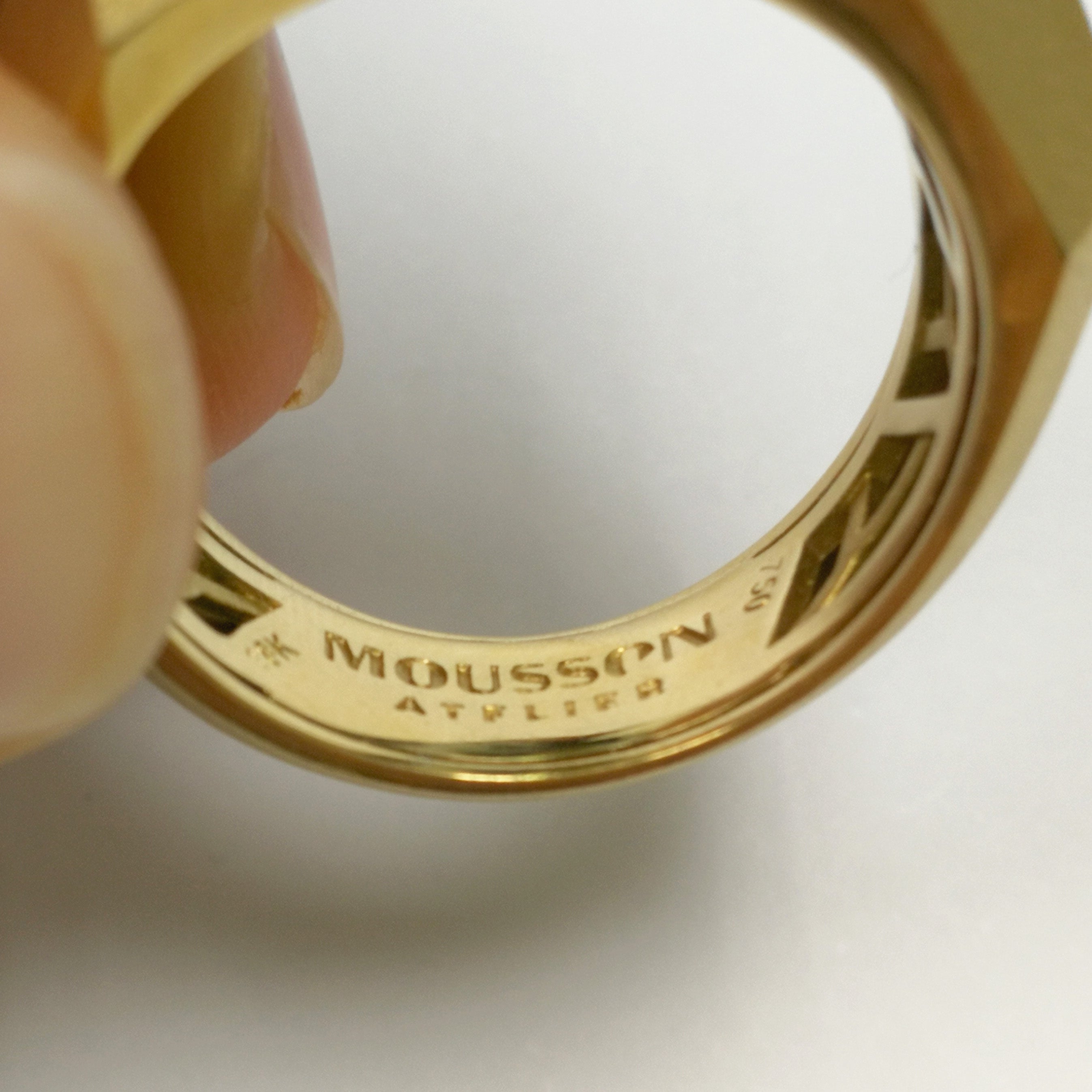18K Yellow Gold, Diamonds Ring, R 0190-5