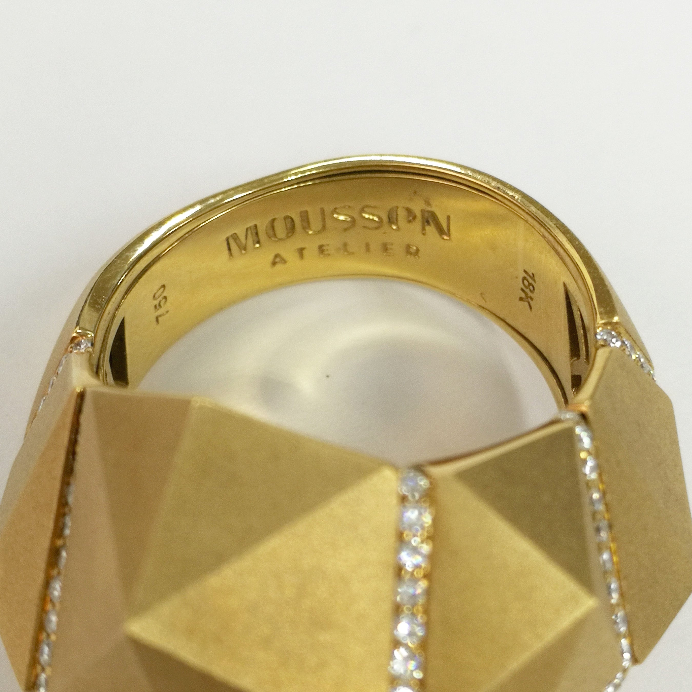 Diamonds 18K Yellow Gold Ring, R 0191-0