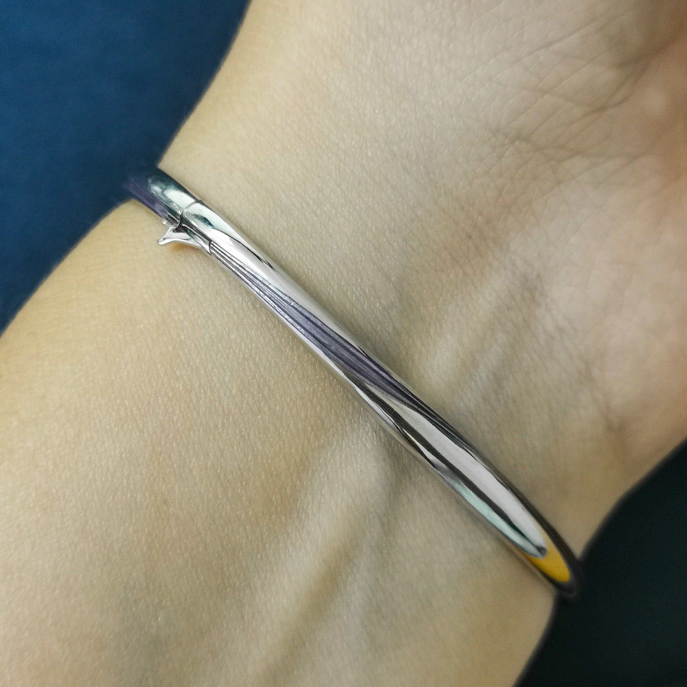 Enamel, Diamonds 18K White Gold Bracelet, Br 0123-21