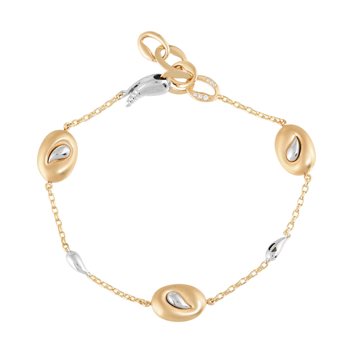 Diamonds, 18K Yellow and White Gold Bracelet, Br 0150-0