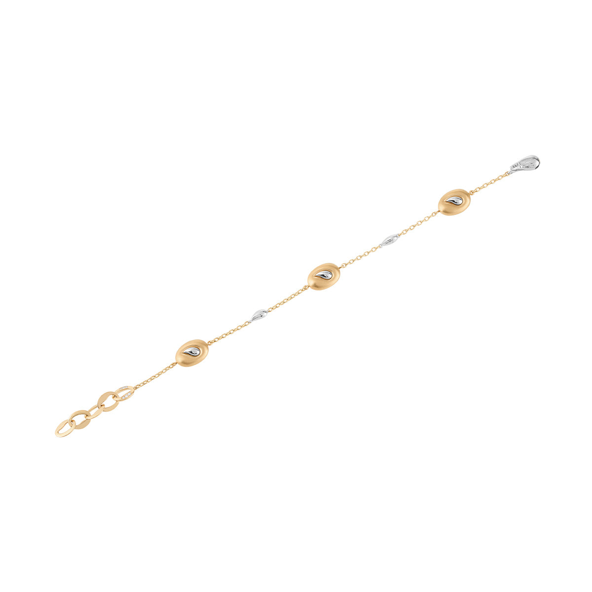 Diamonds, 18K Yellow and White Gold Bracelet, Br 0150-0