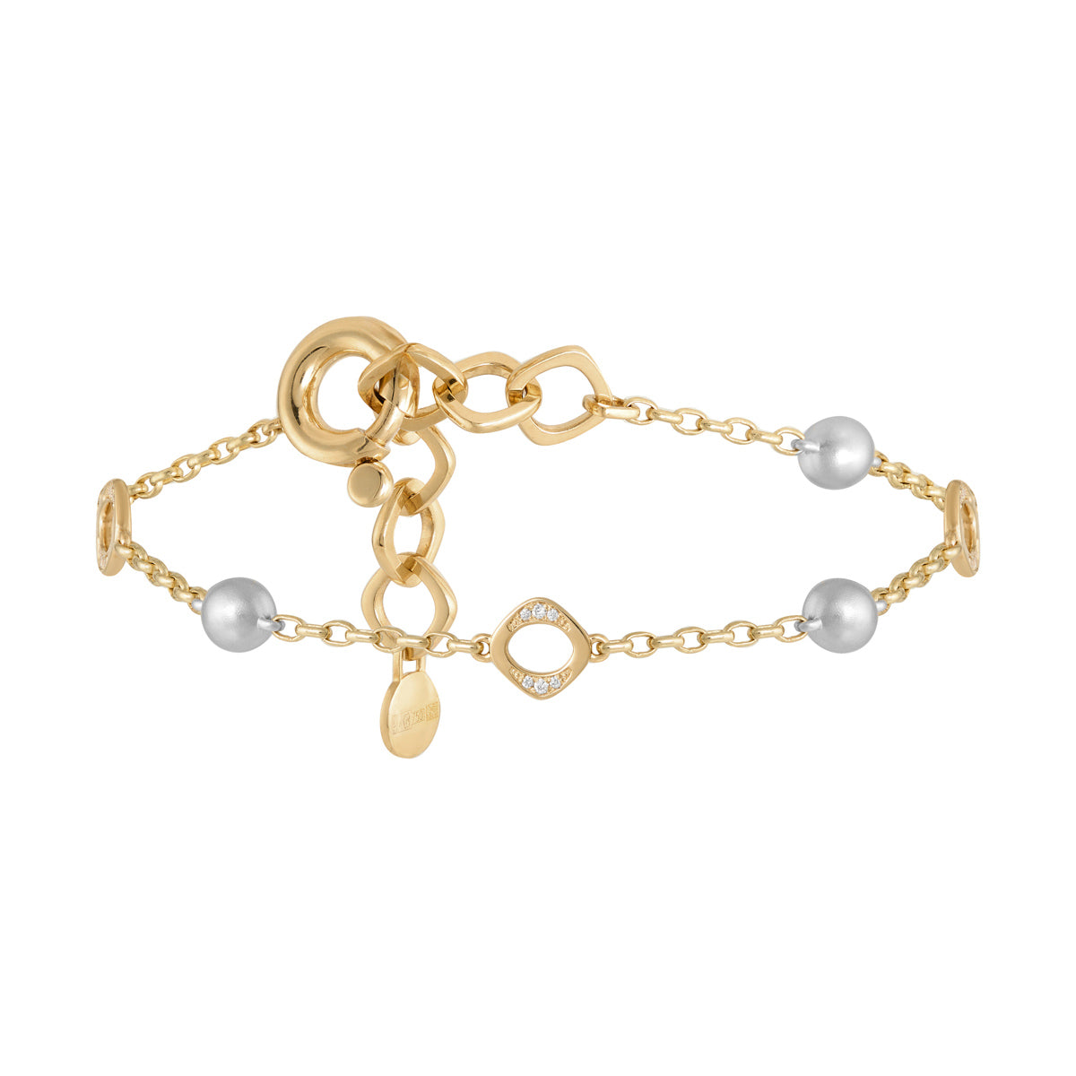 Diamonds, 18K Yellow and White Gold Bracelet, Br 0151-0