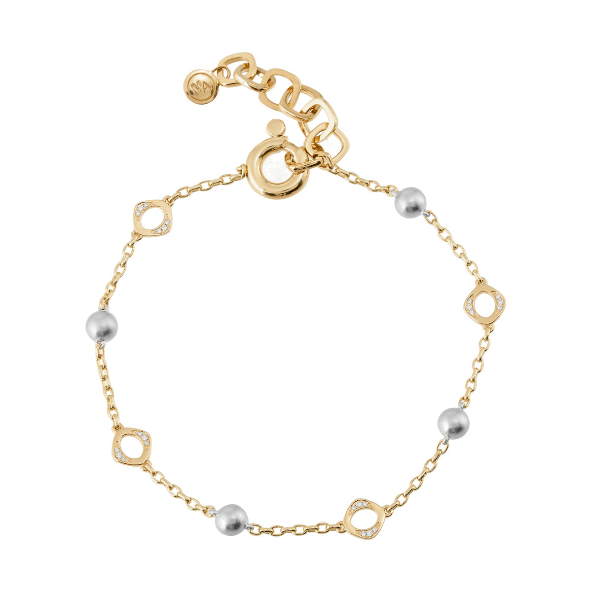 Diamonds, 18K Yellow and White Gold Bracelet, Br 0151-0