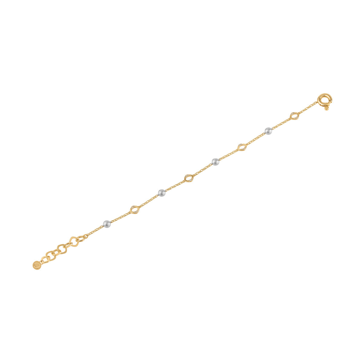 Diamonds, 18K Yellow and White Gold Bracelet, Br 0151-0