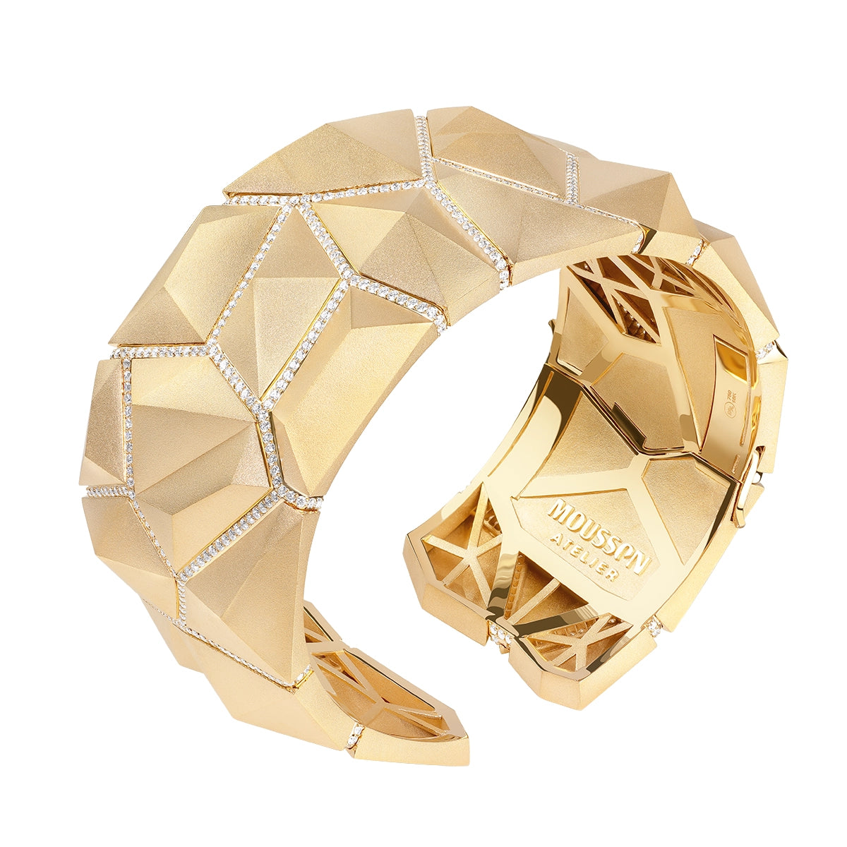 18K Yellow Gold, Diamonds Bracelet, Br 0191-0