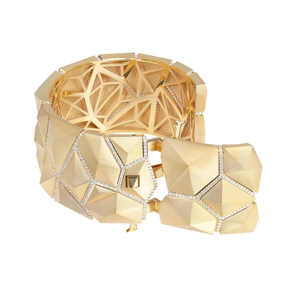 18K Yellow Gold, Diamonds Bracelet, Br 0191-0