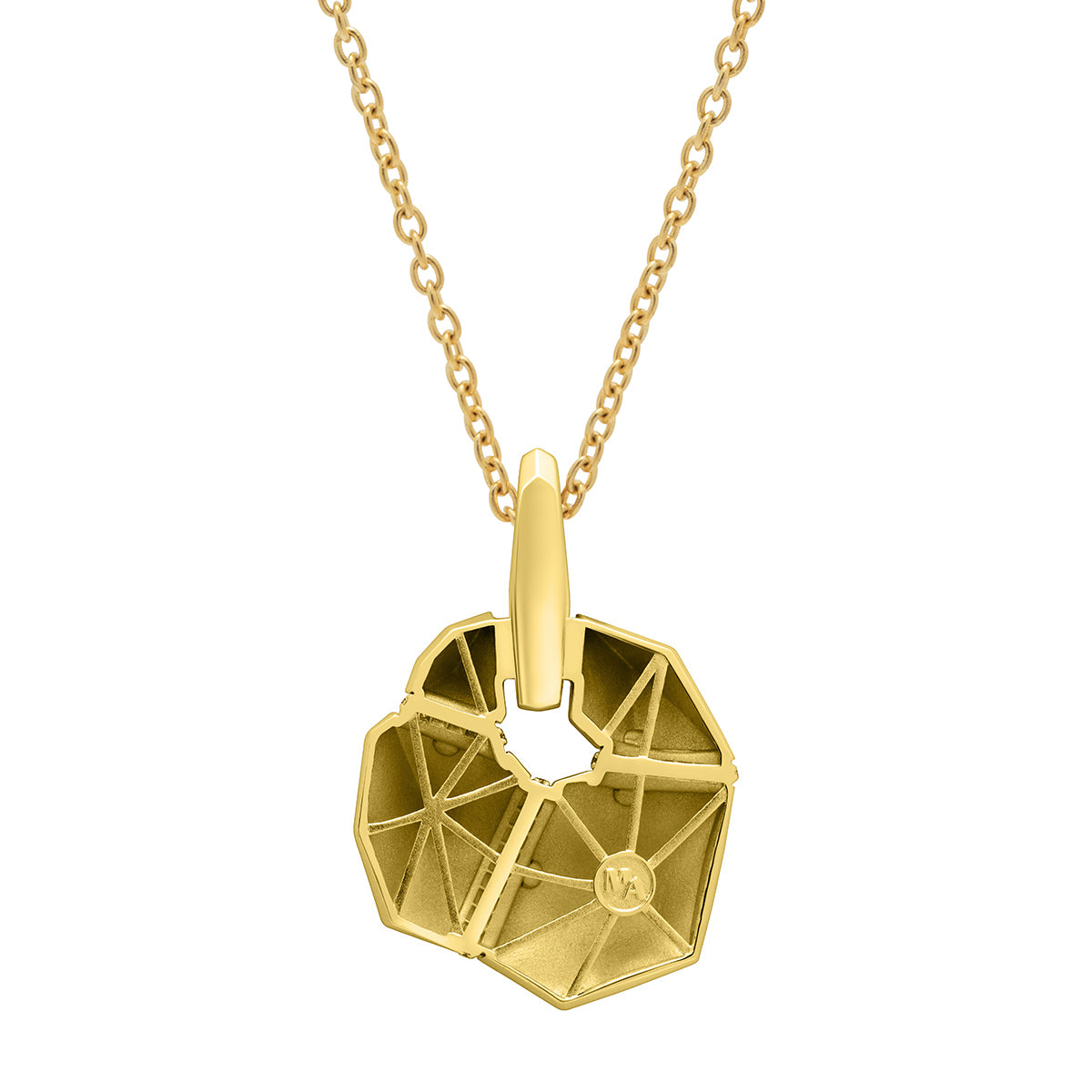 Diamonds 18K Yellow Gold Pendant, P 0191-0