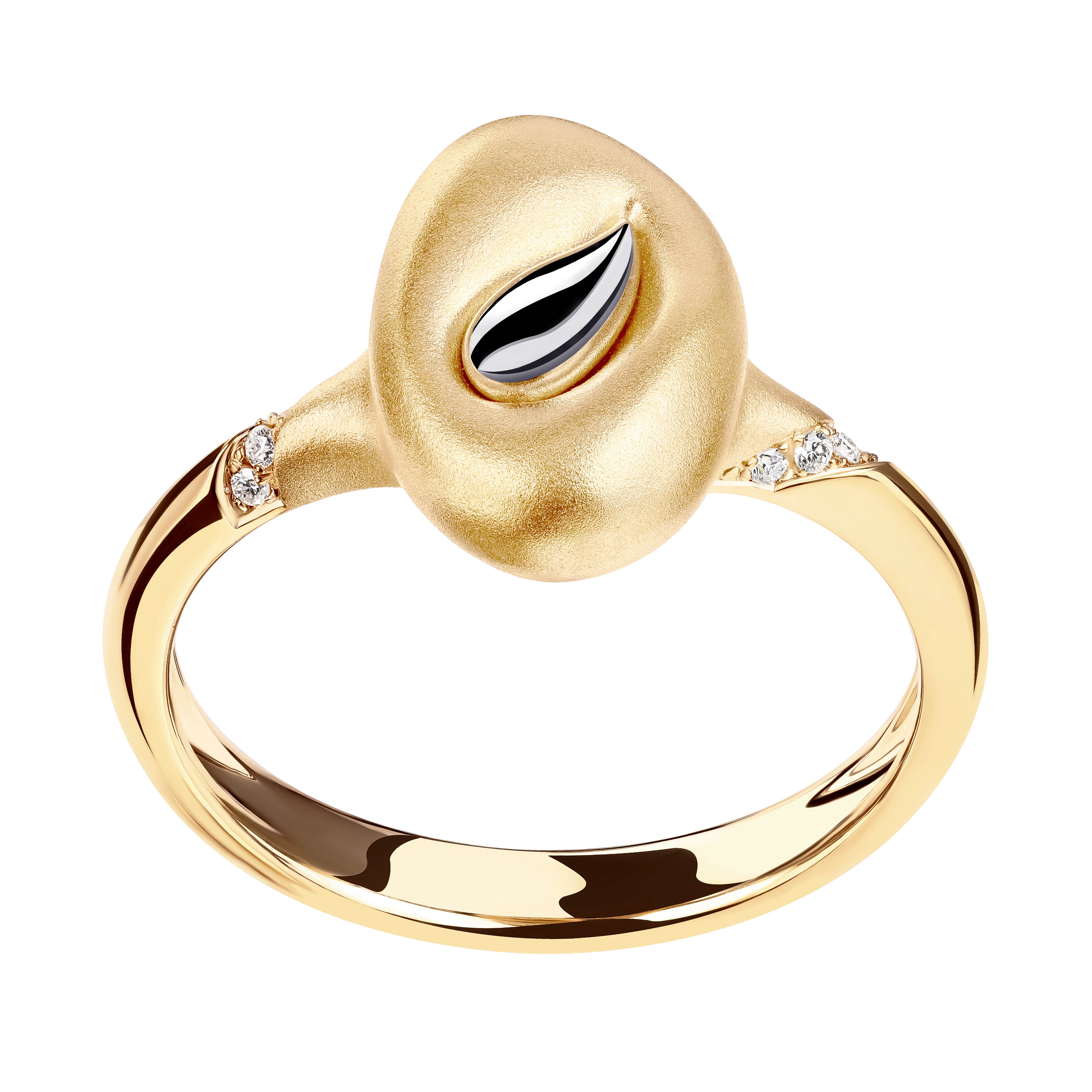 Diamonds, 18K Yellow and White Gold Ring, R 0150-0