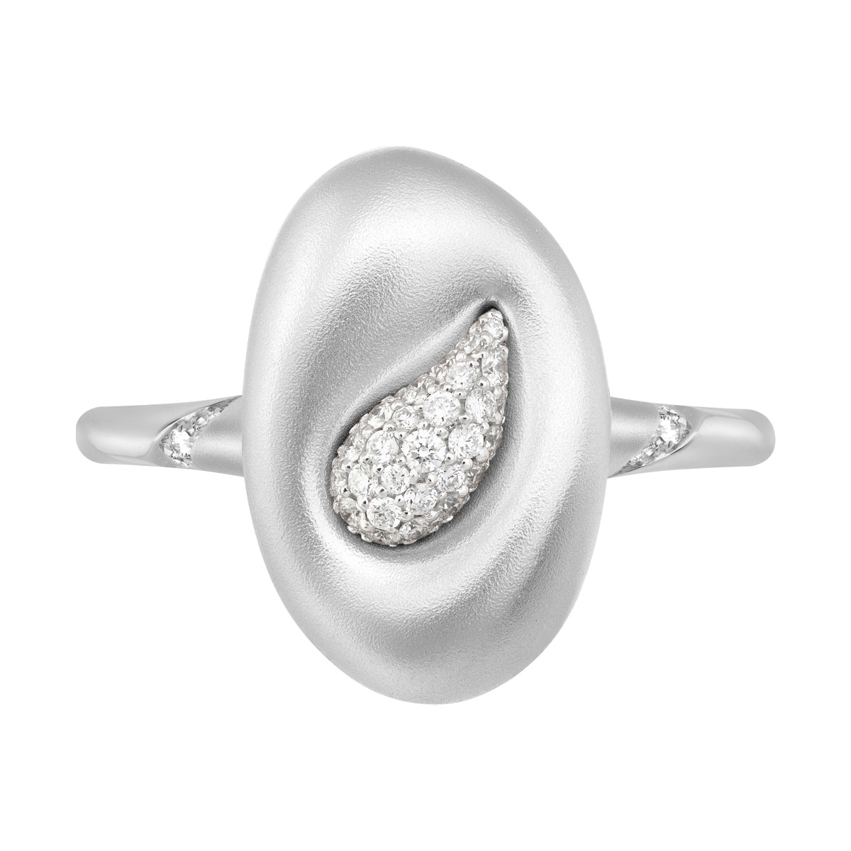 Diamonds, 18K White Gold Ring, R 0150-3