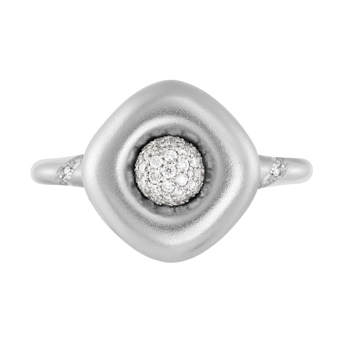 Diamonds, 18K White Gold Ring, R 0151-1