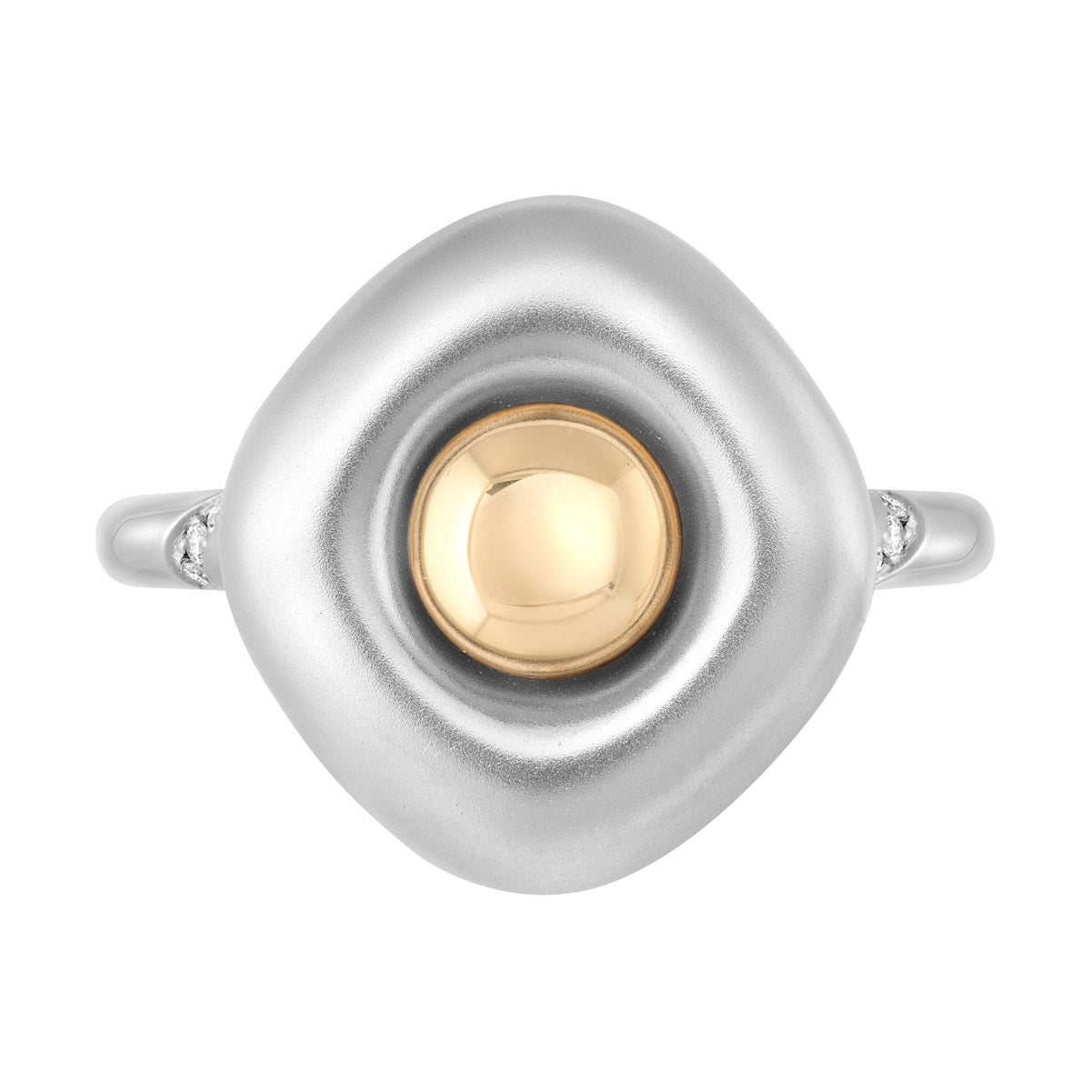 Diamonds, 18K White and Yellow Gold Ring, R 0151-2