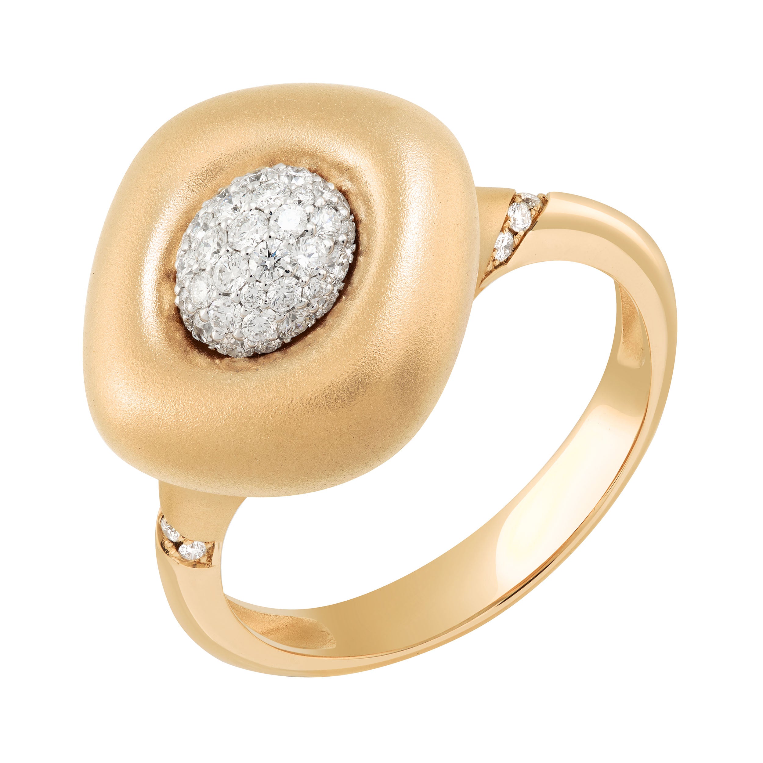 Diamonds, 18K Yellow and White Gold Ring, R 0151-3