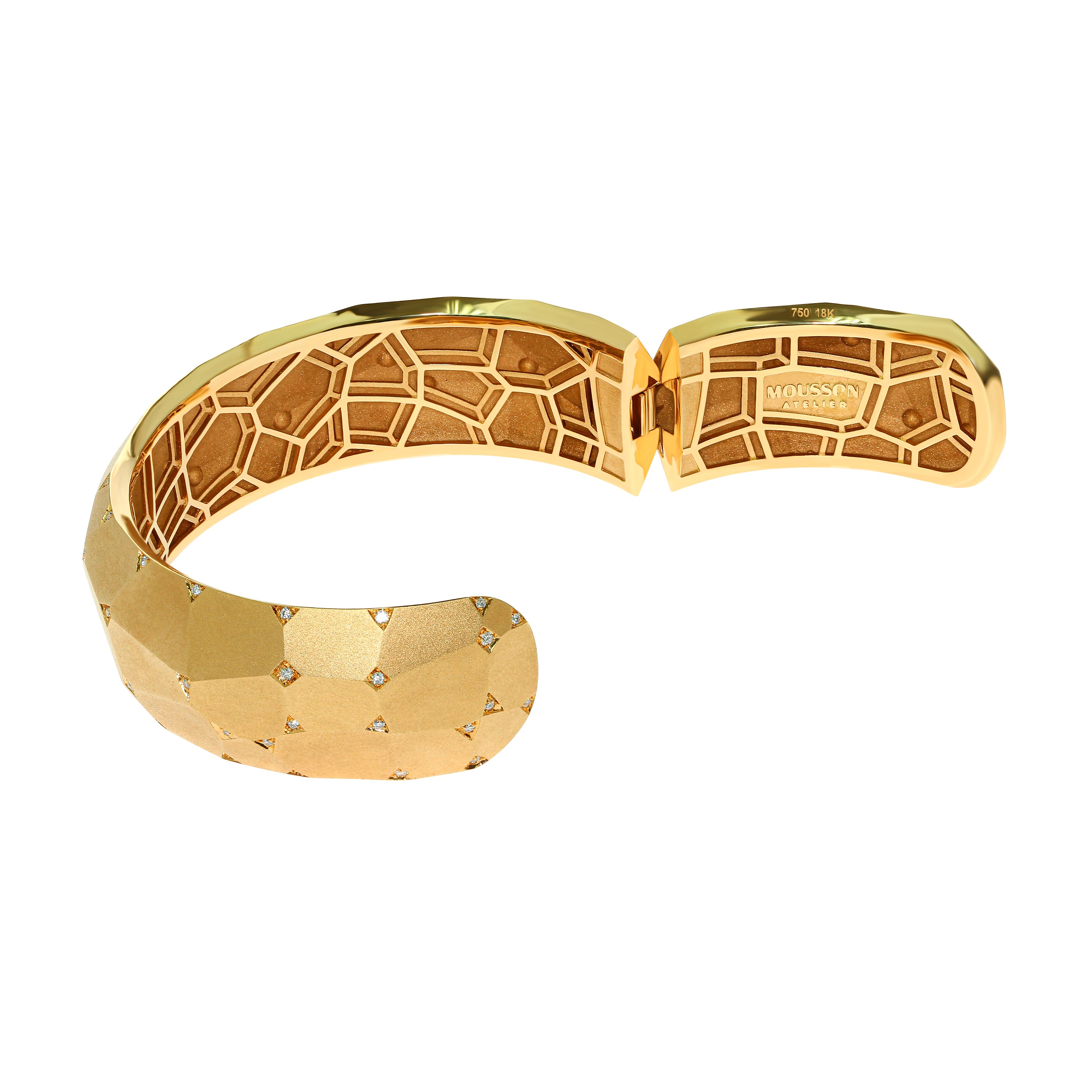 Br 0190-0, 18K Yellow Gold, Diamonds Bracelet