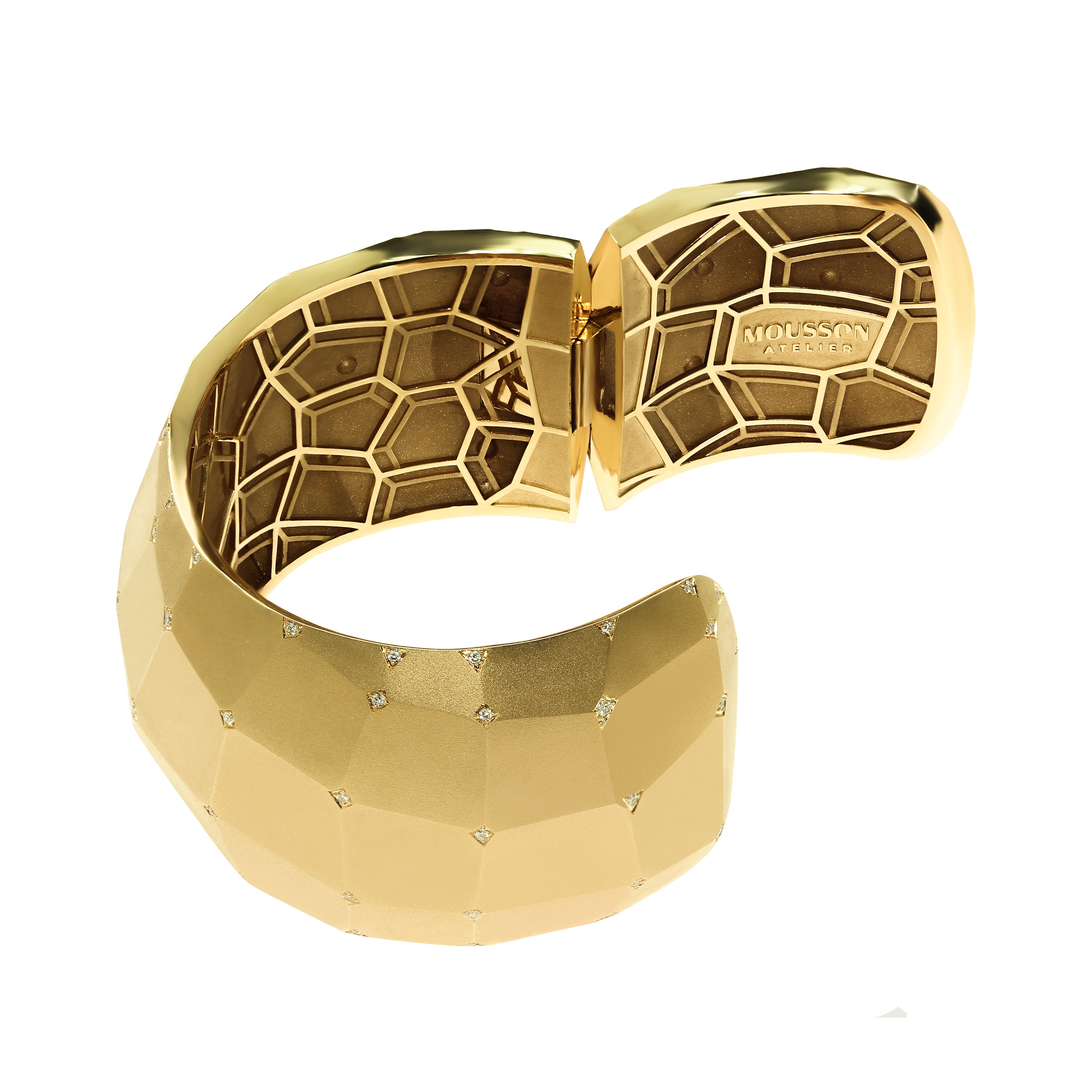 Br 0190-1, 18K Yellow Gold, Diamonds Bracelet